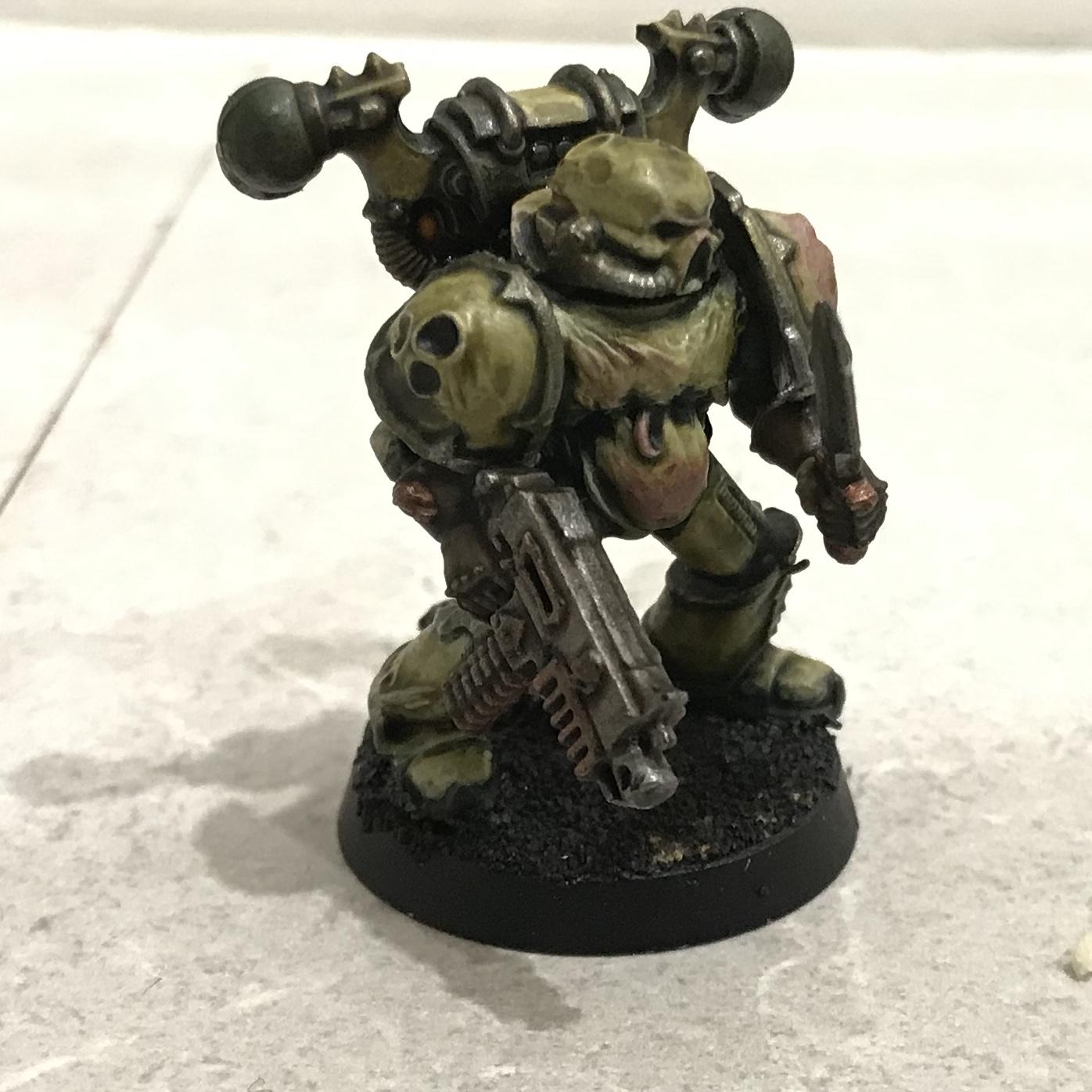 Chaos Space Marines, Death Guard, Work In Progress