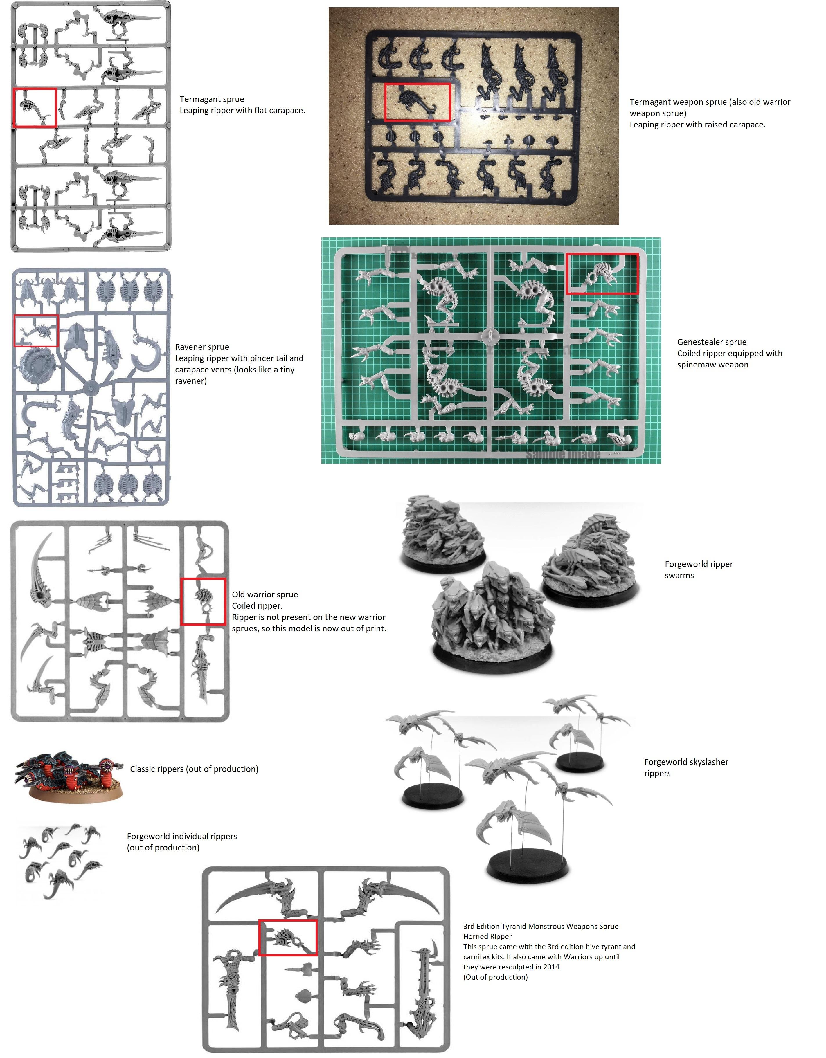 Ripper, Sprue, Tyranids