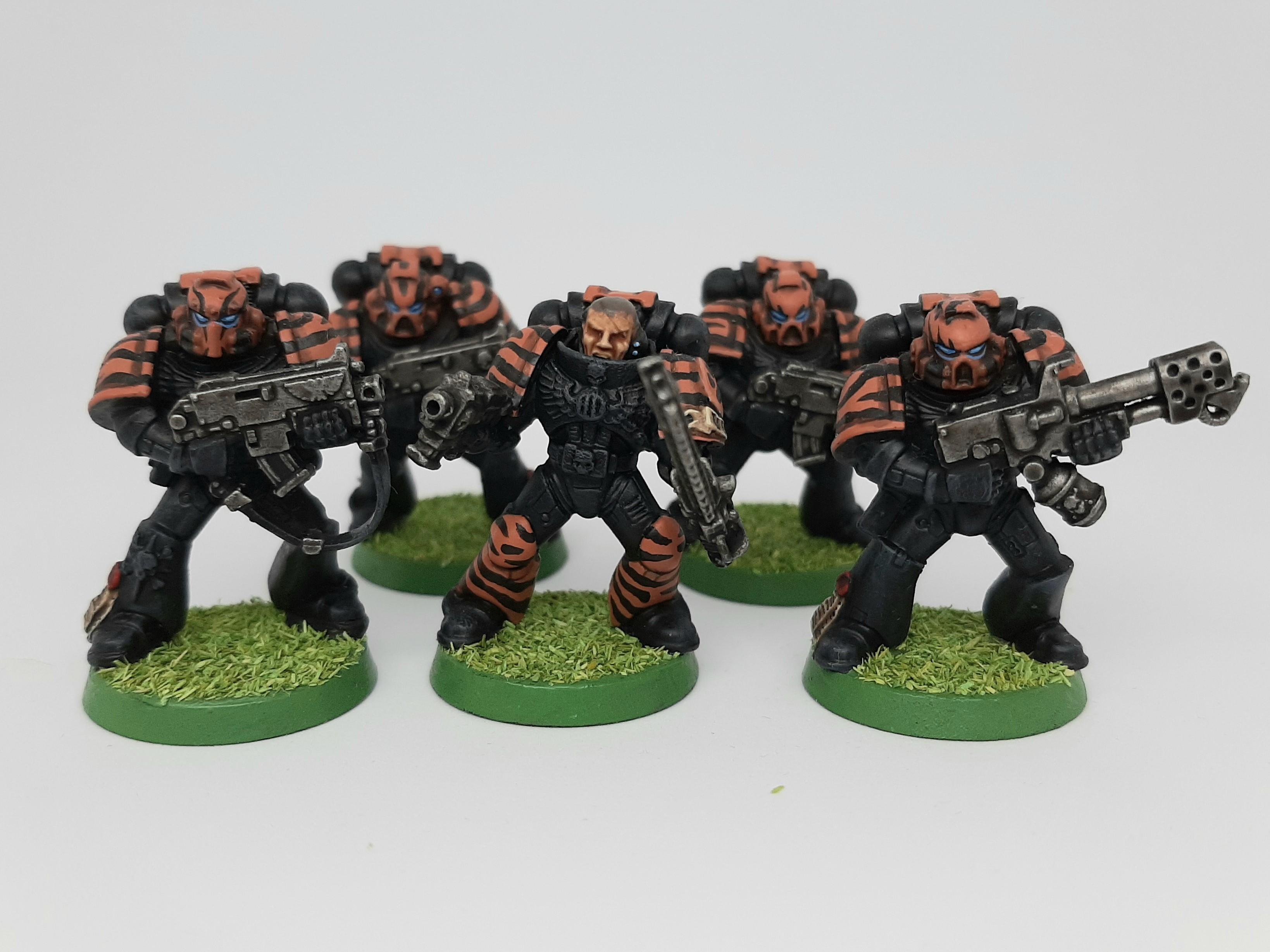 Adeptus, Astartes, Camouflage, Conversion, Custom, Fighting, Forest, Jungle, Kitbash, Space, Space Marines, Tigers, Veda