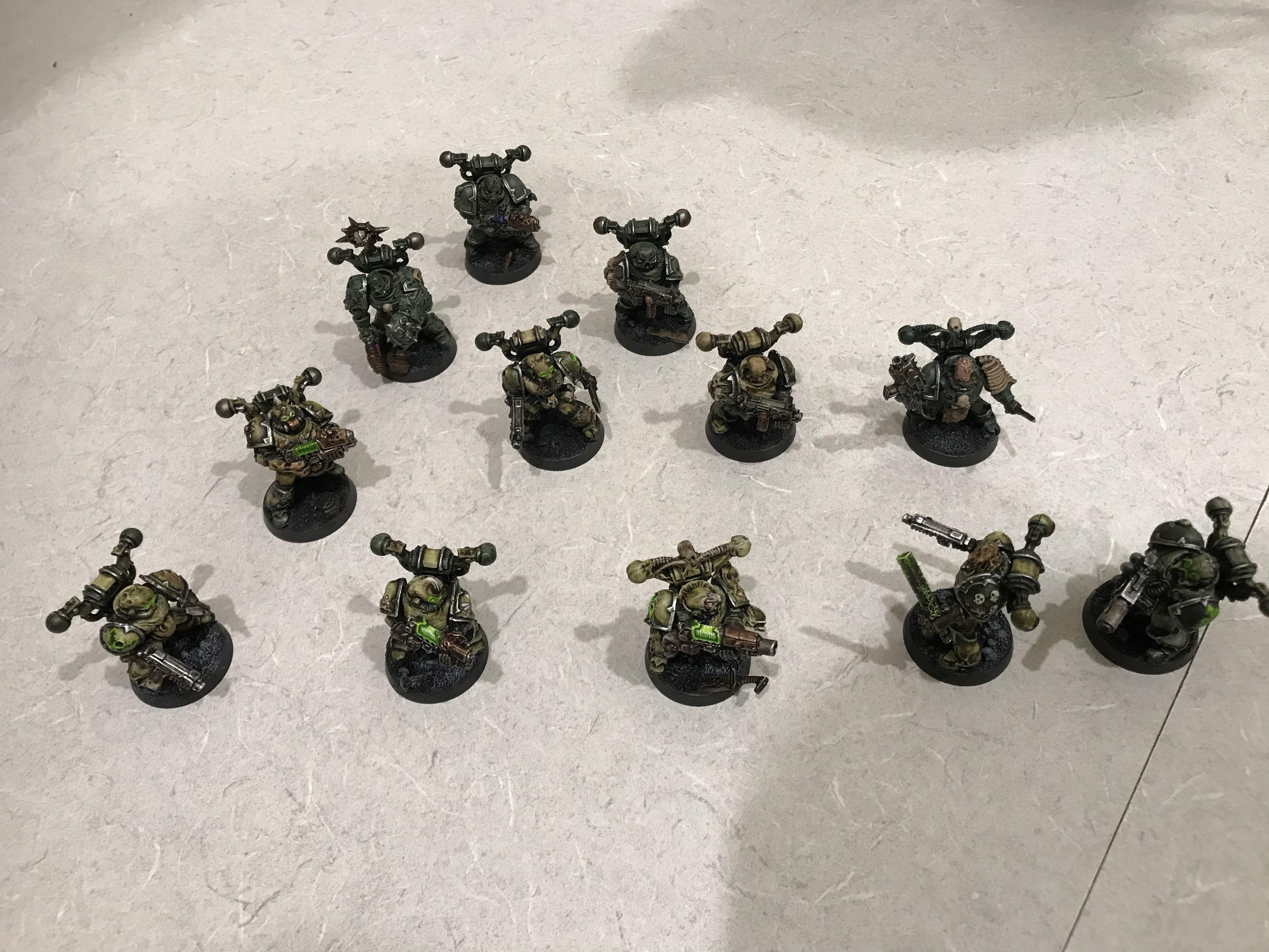 2020, Chaos Space Marines, Freehand, Plague Marines