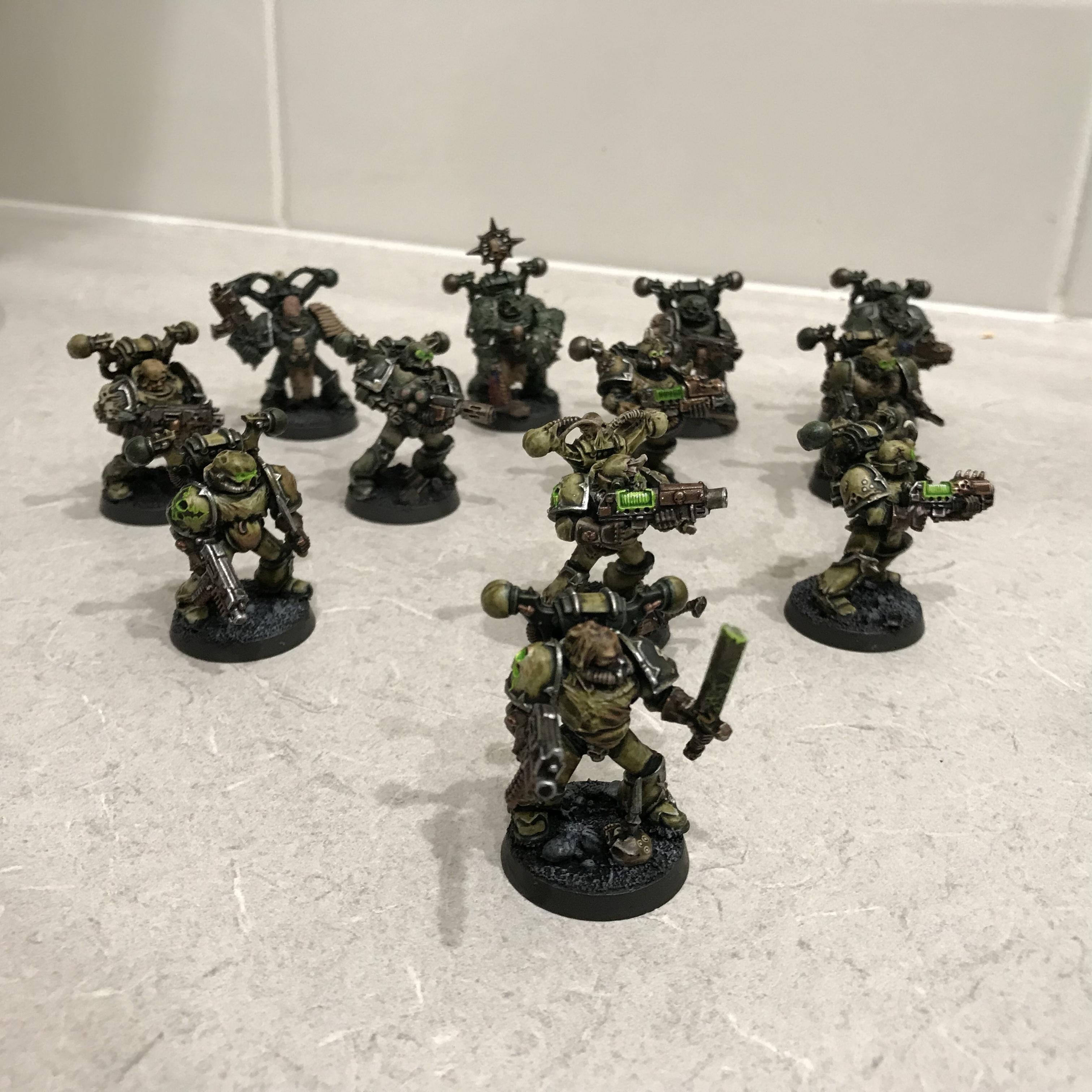 2020, Chaos Space Marines, Freehand, Plague Marines