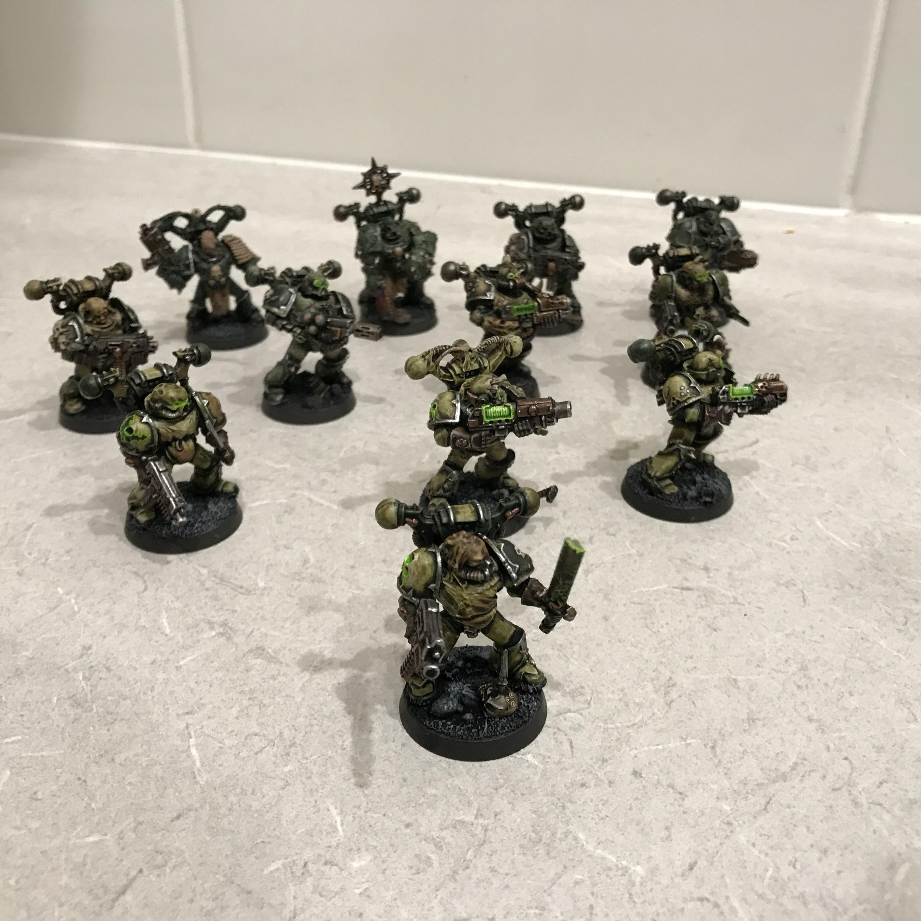 2020, Chaos Space Marines, Freehand, Plague Marines