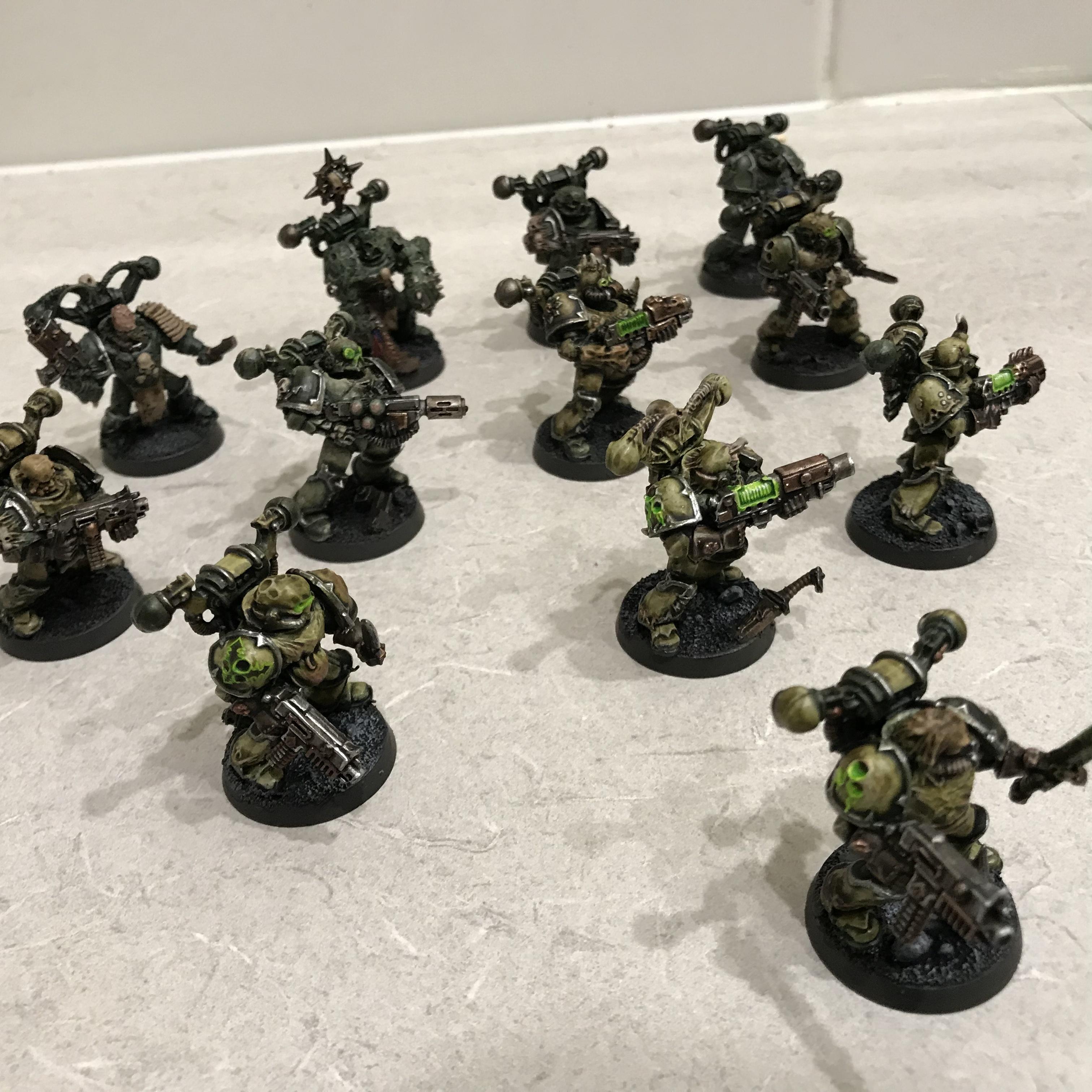 2020, Chaos Space Marines, Freehand, Plague Marines