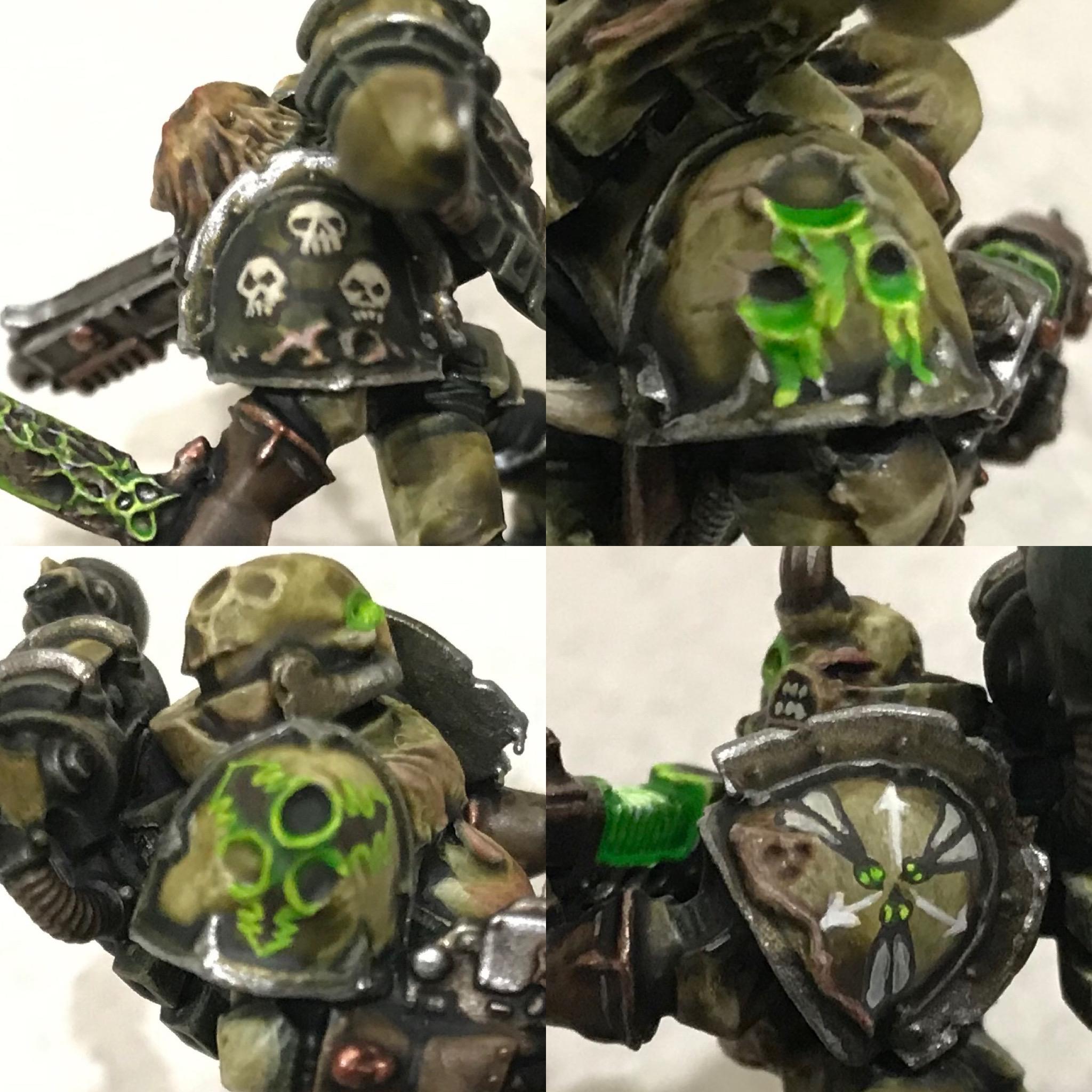 2020, Chaos Space Marines, Freehand, Plague Marines