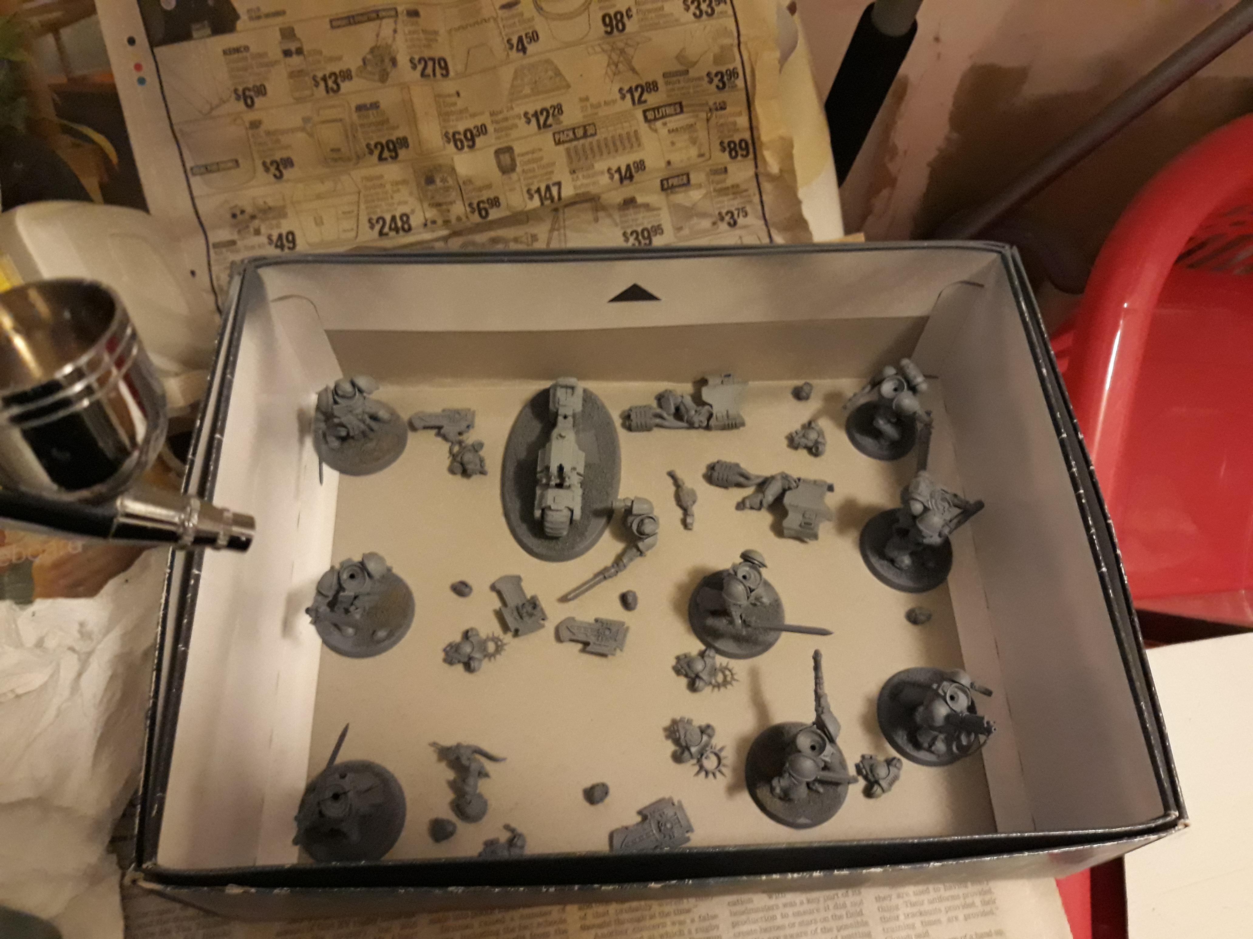 Primiris pushed airbrushed