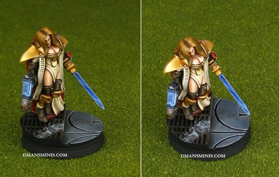 Converted Warhammer 40K Female Inquisitor