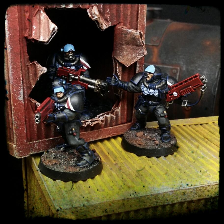 Adeptus Arbites, Scouts, Space Marines