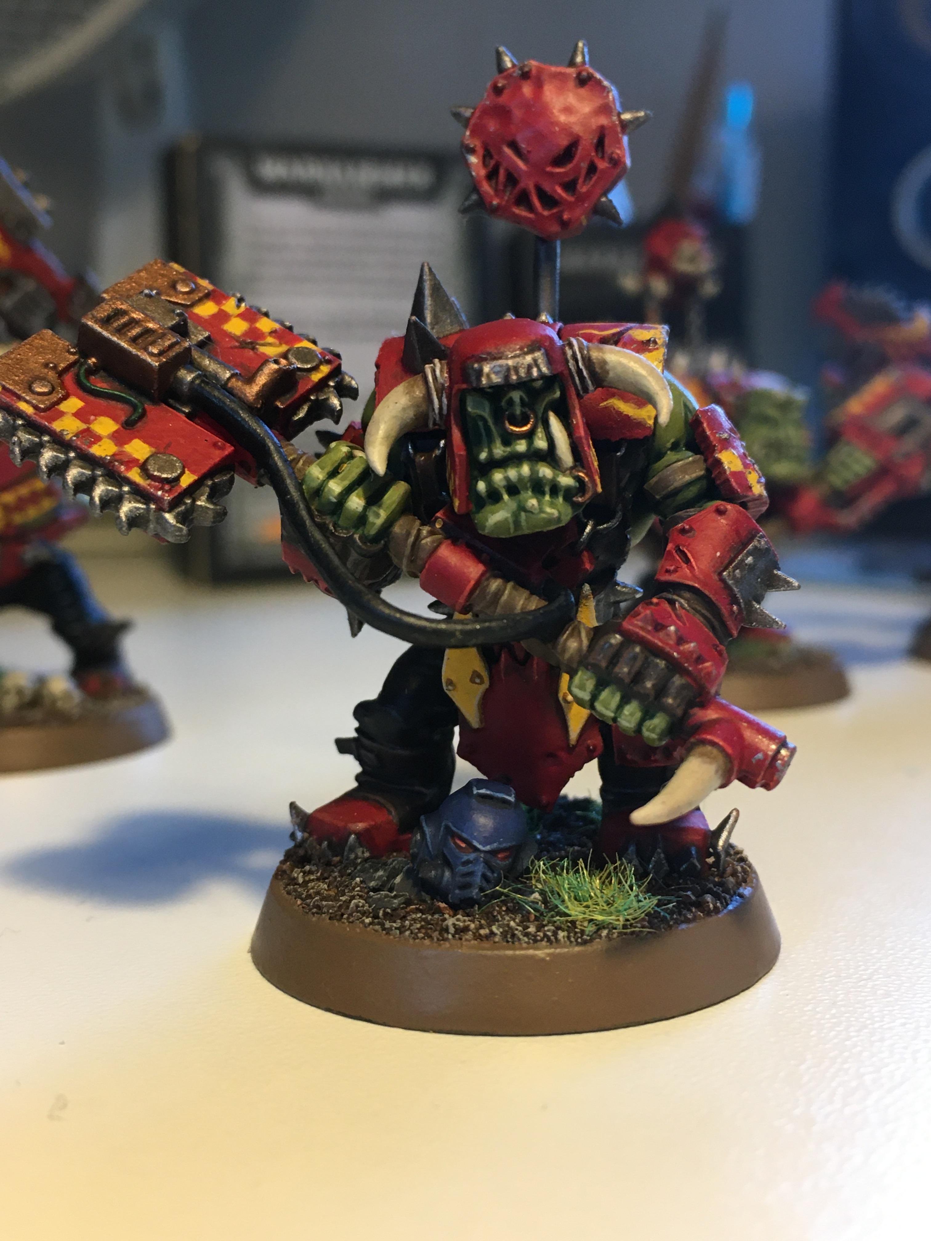 Big Choppa, Evil Sunz, Nob, Orks, Warhammer 40,000
