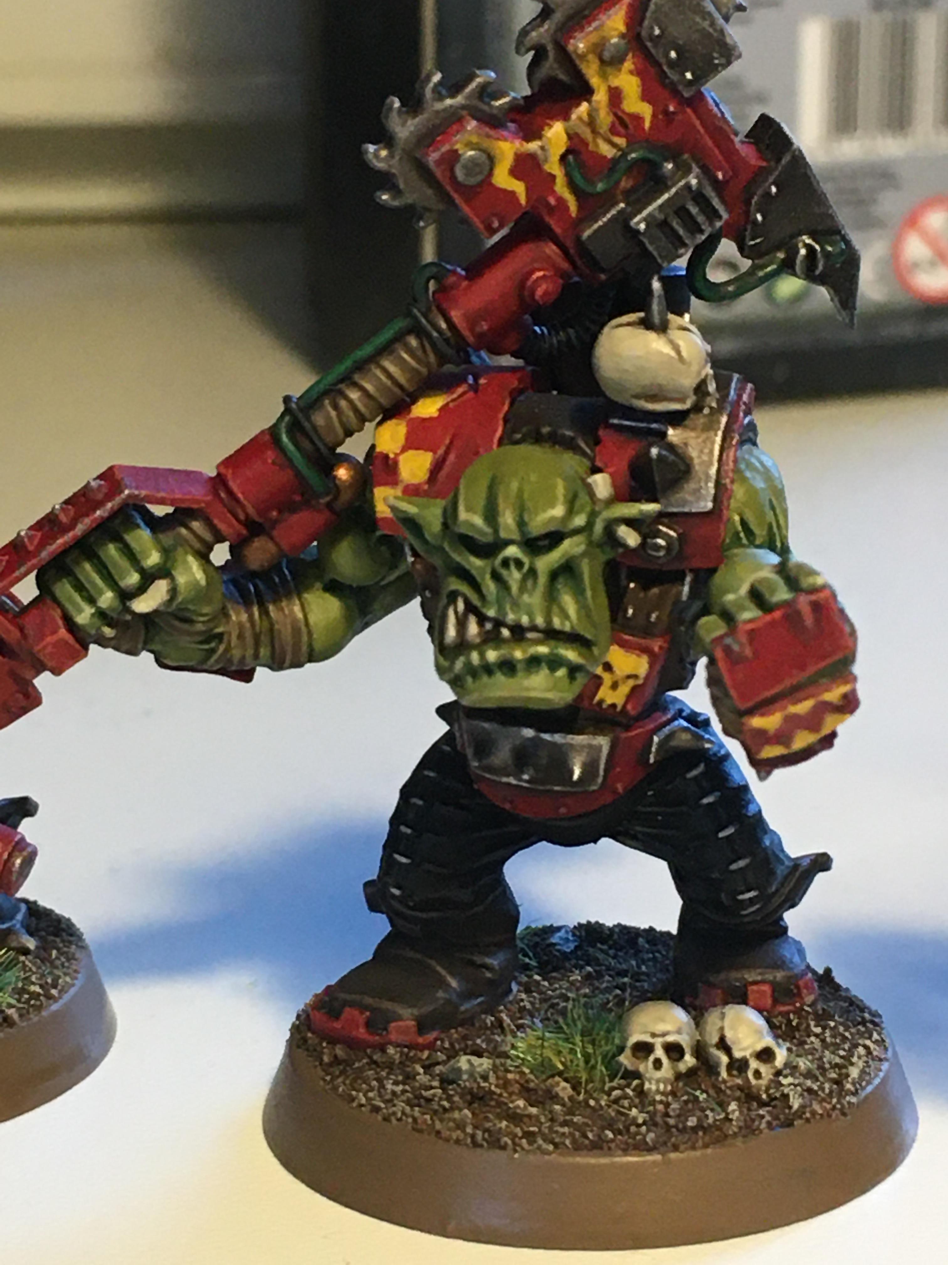 Big Choppa, Evil Sunz, Nob, Orks, Warhammer 40,000