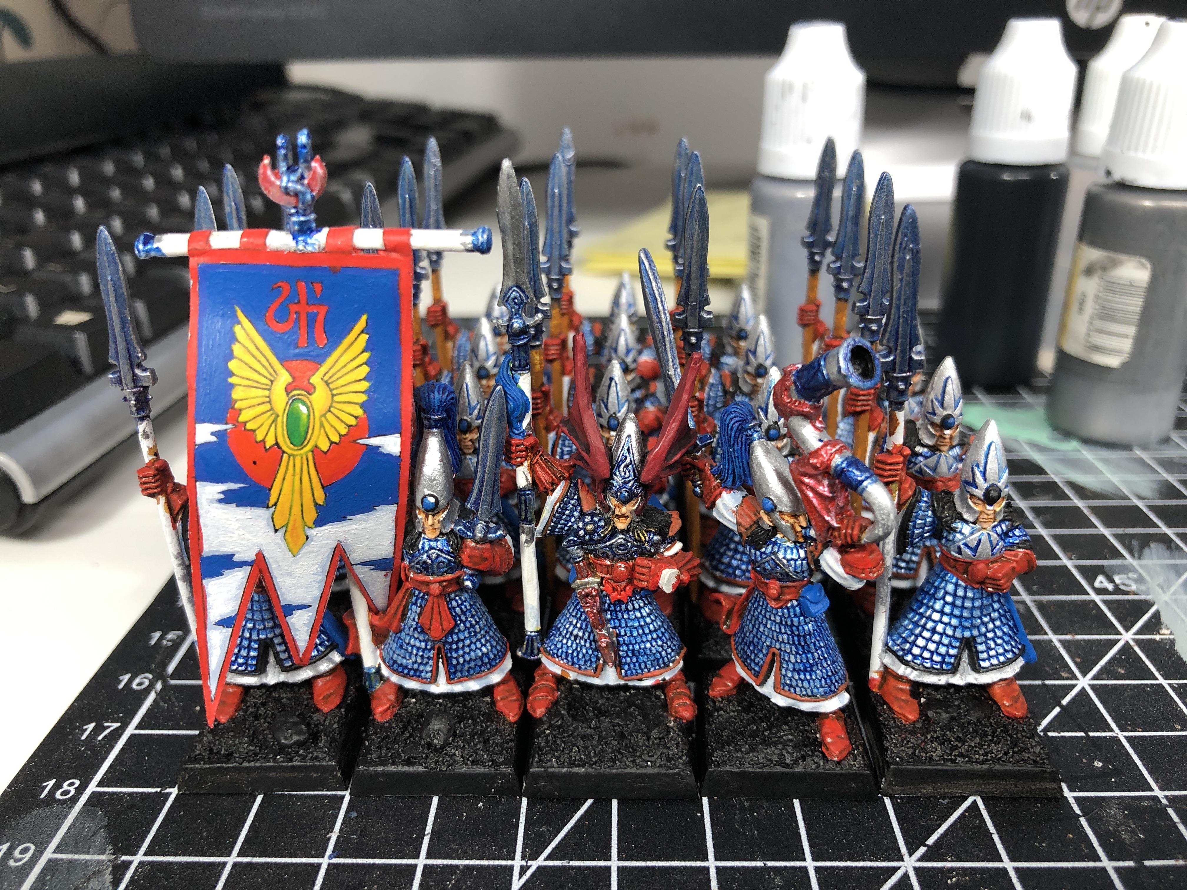 4th Edition, 5th Edition, High Elf Spearmen, High Elves, Warhammer Fantasy
