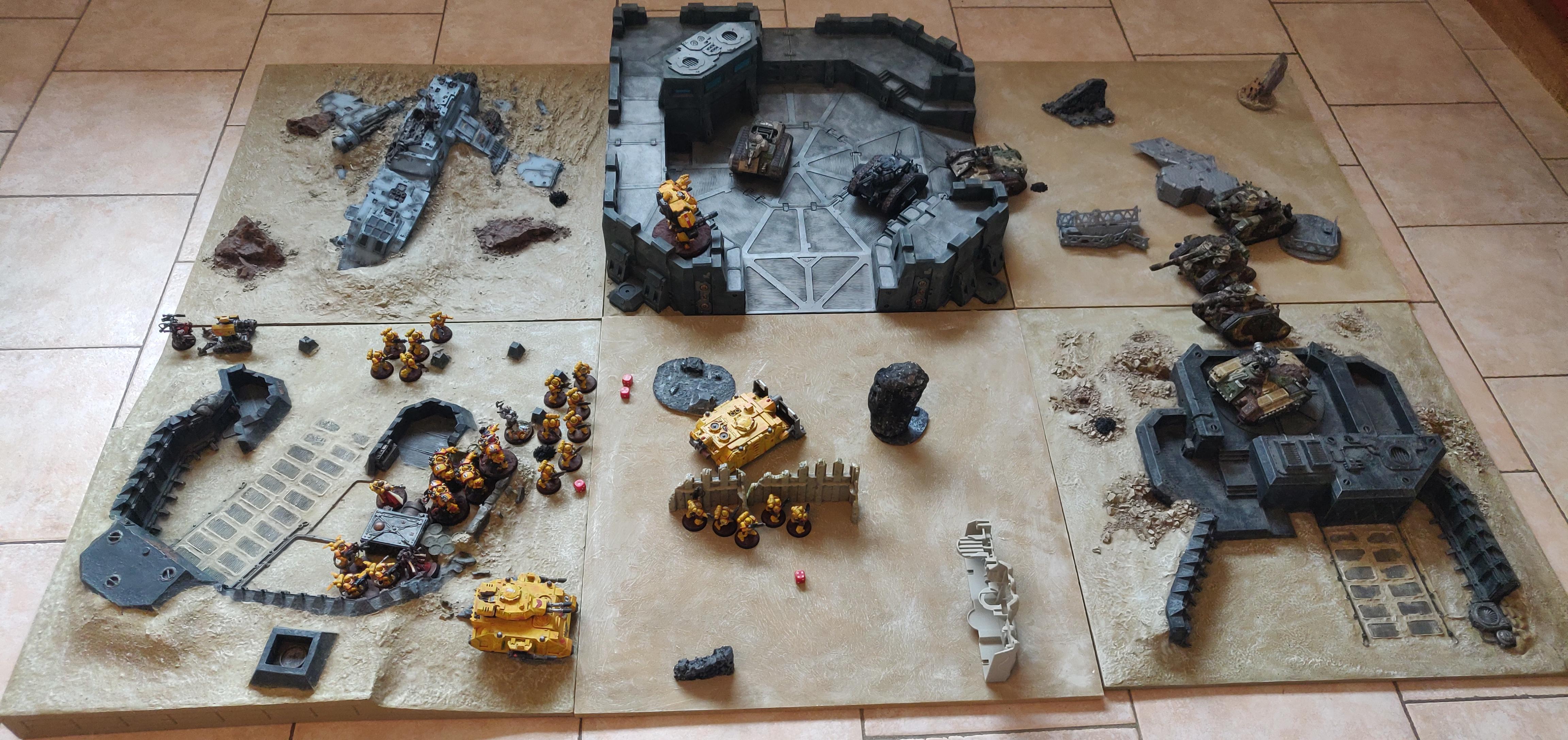 Battle Report, Battle Report Pictures, Imperial Fists, Imperial Guard