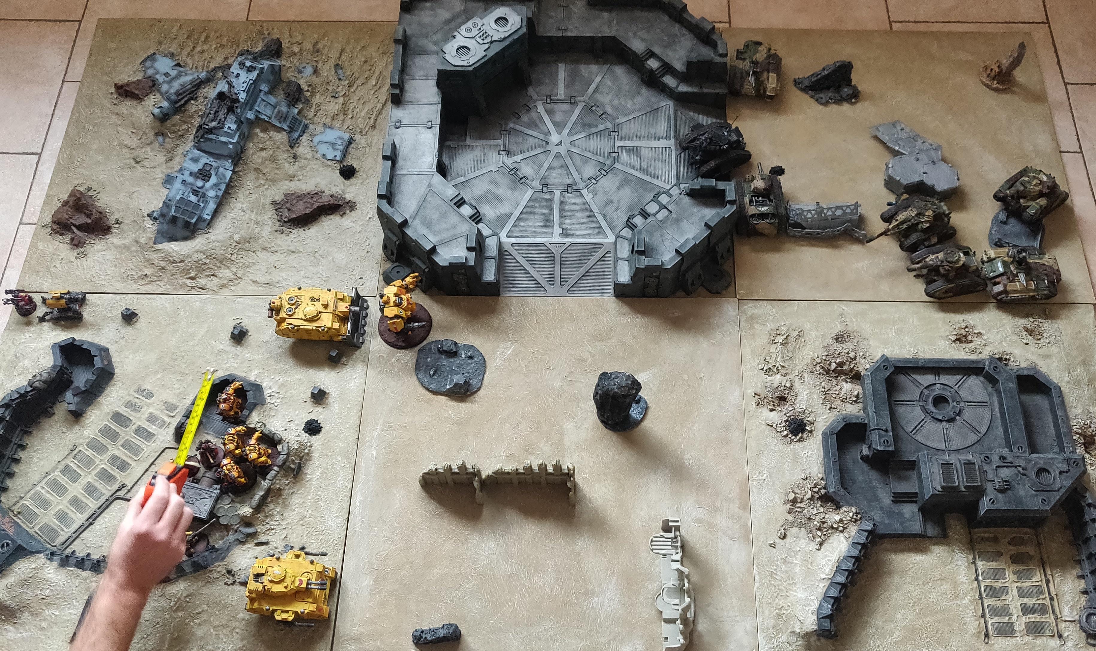 Battle Report, Battle Report Pictures, Imperial Fists, Imperial Guard