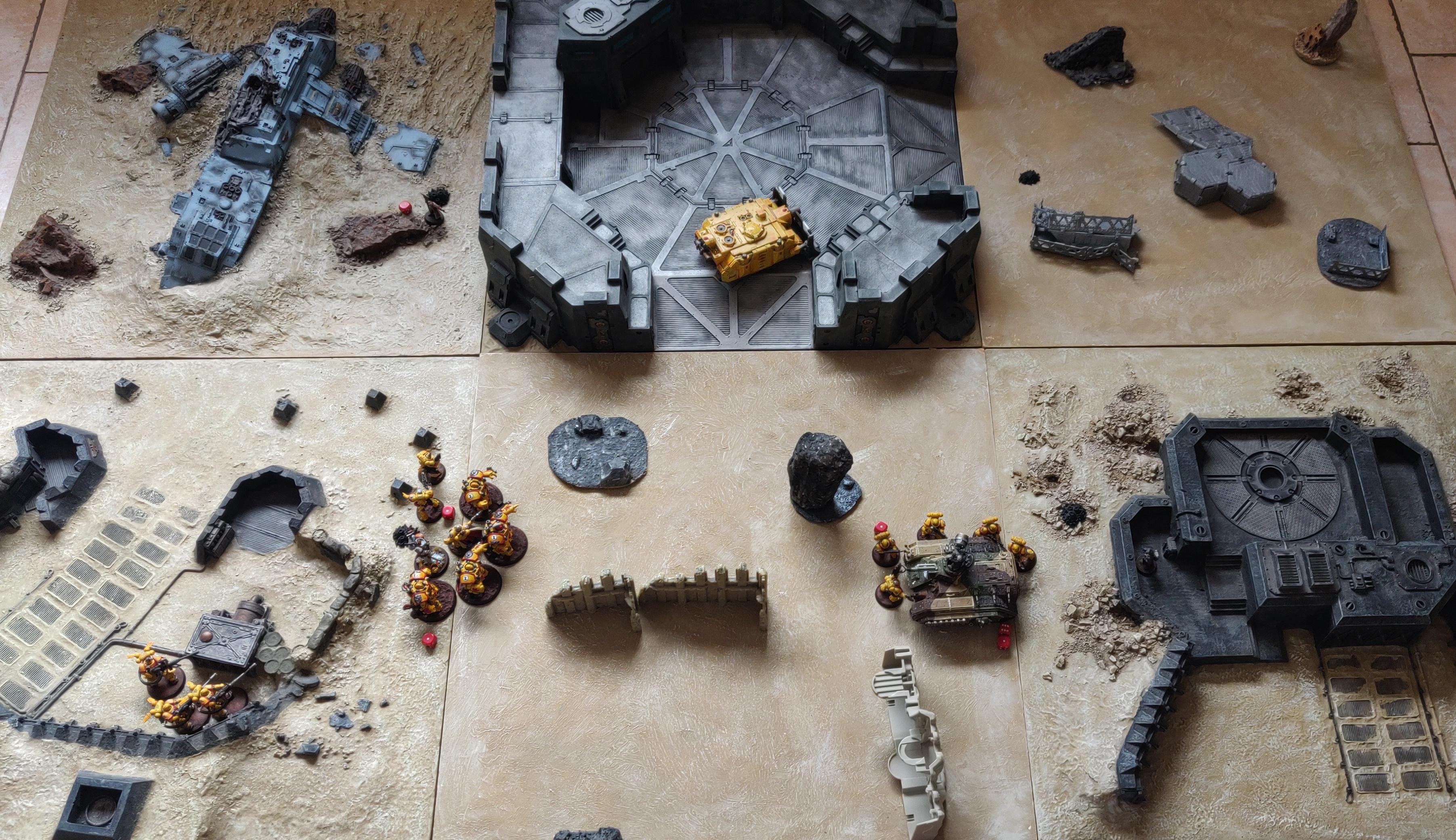 Battle Report, Battle Report Pictures, Imperial Fists, Imperial Guard