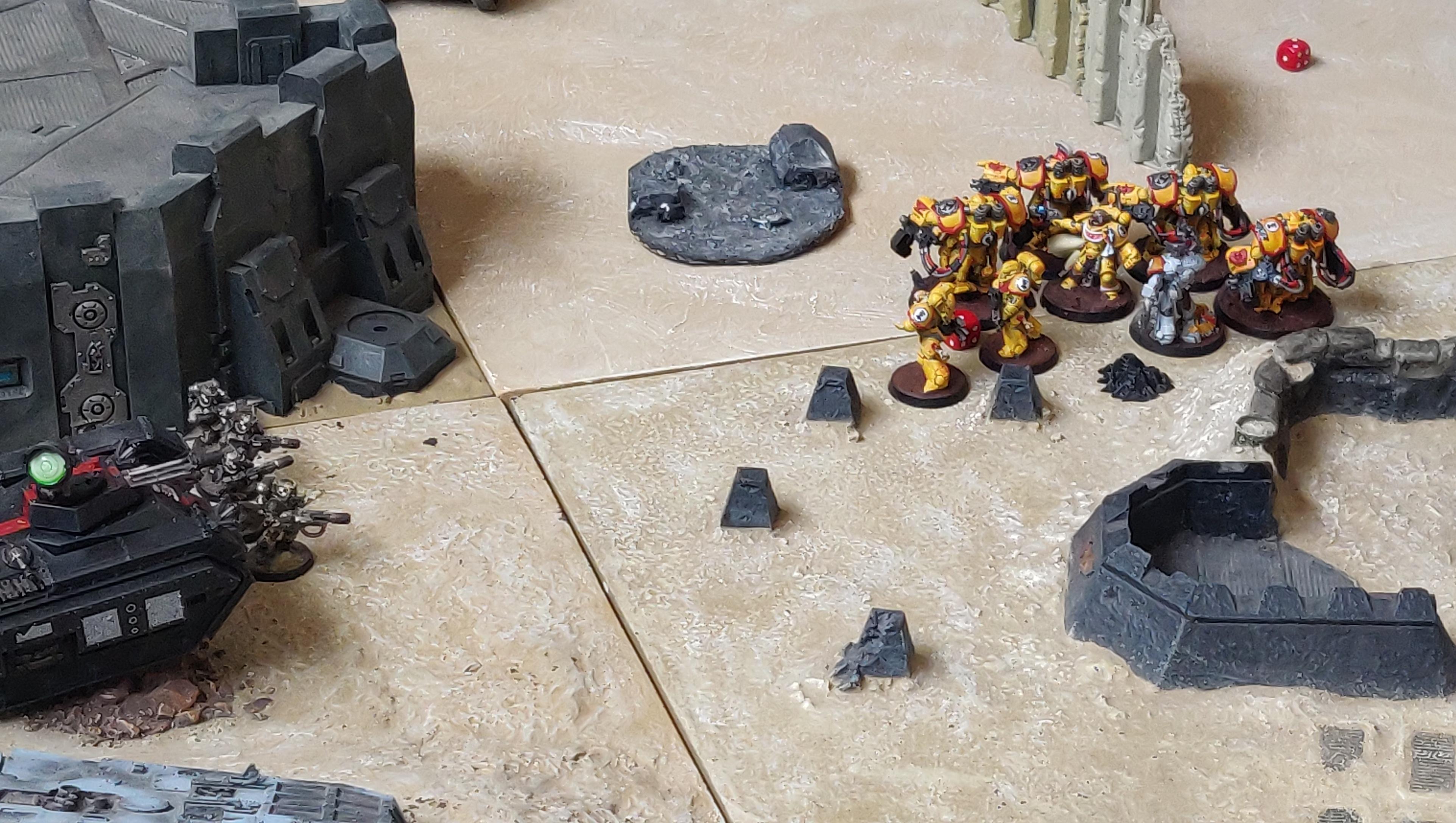 Battle Report, Battle Report Pictures, Imperial Fists, Imperial Guard