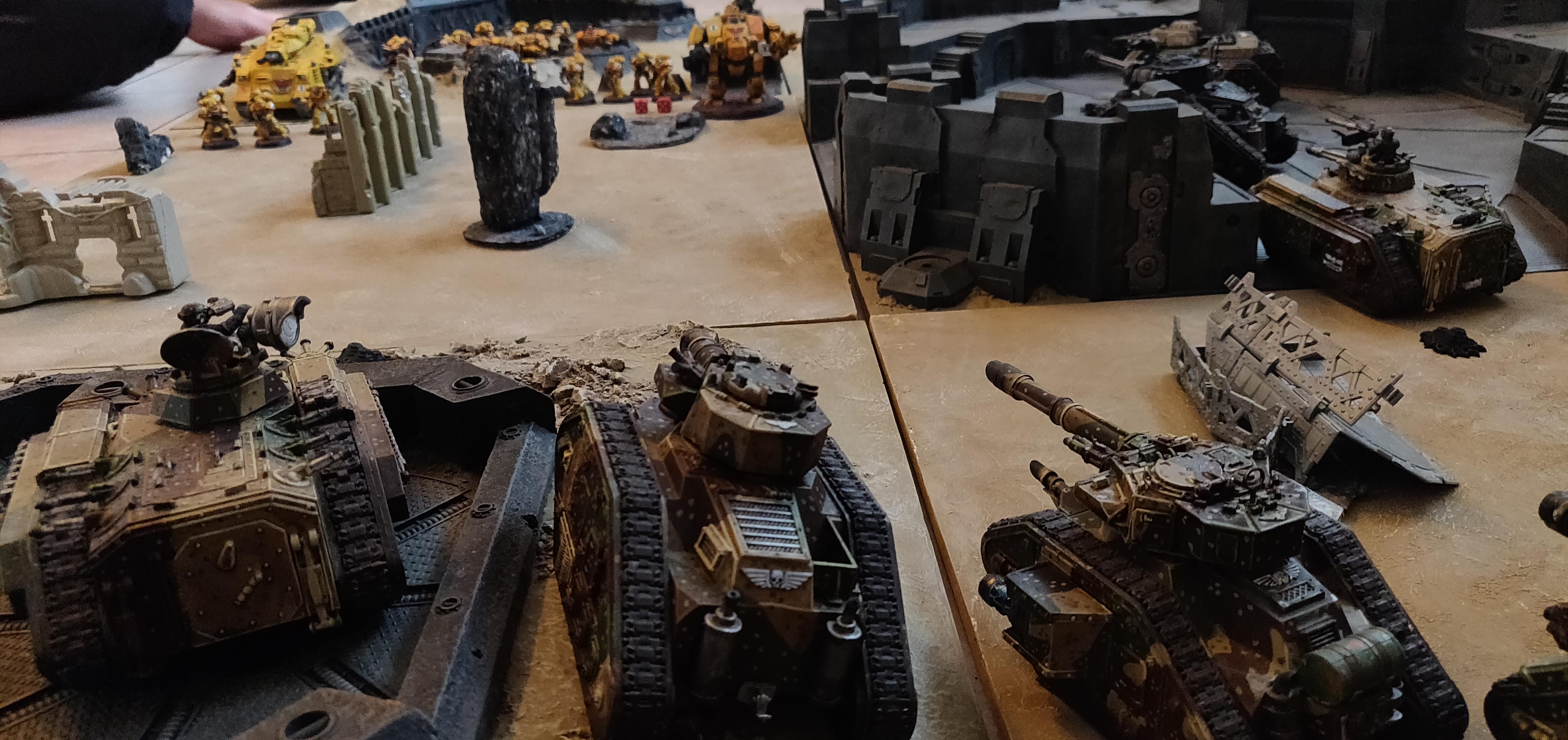 Battle Report, Battle Report Pictures, Imperial Fists, Imperial Guard