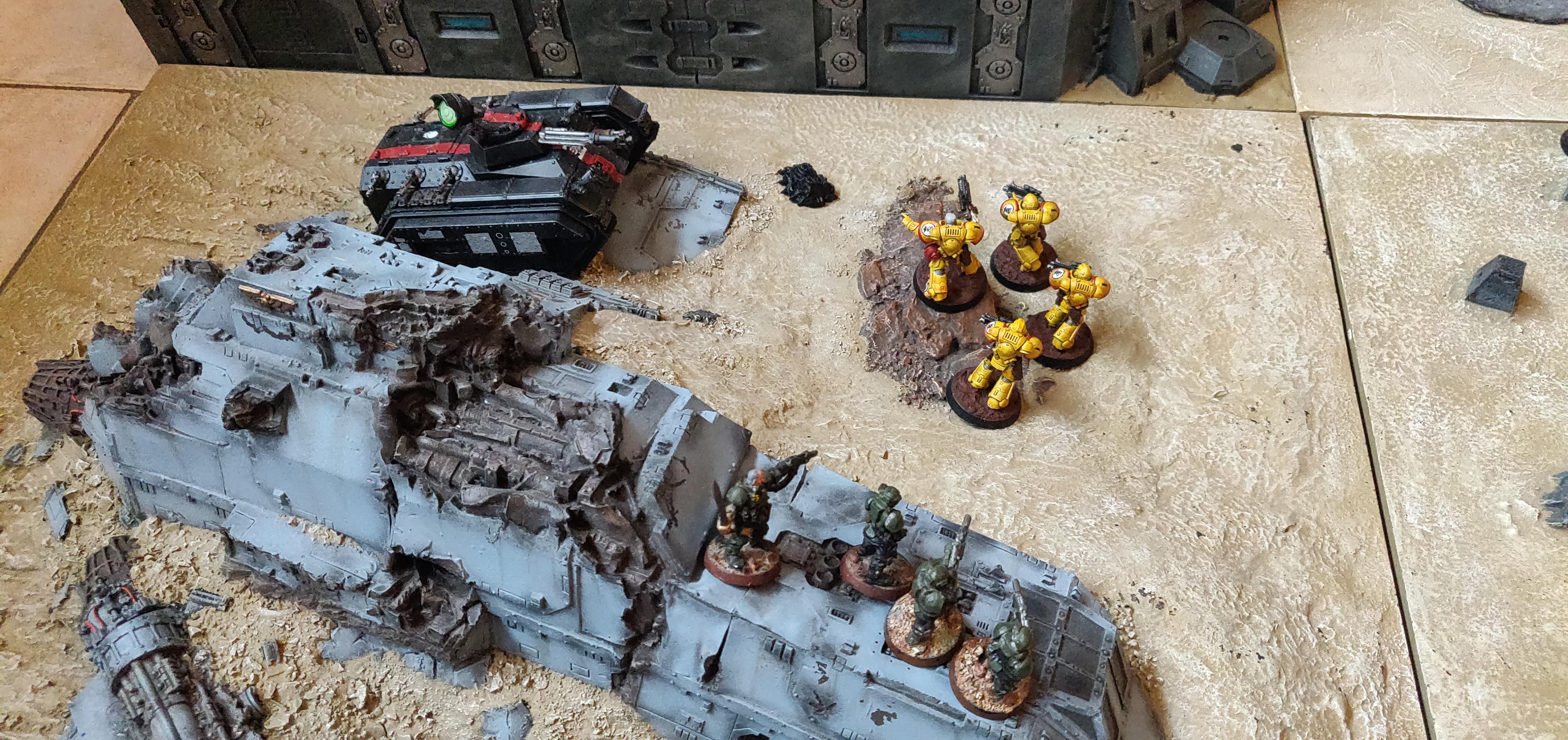 Battle Report, Battle Report Pictures, Imperial Fists, Imperial Guard