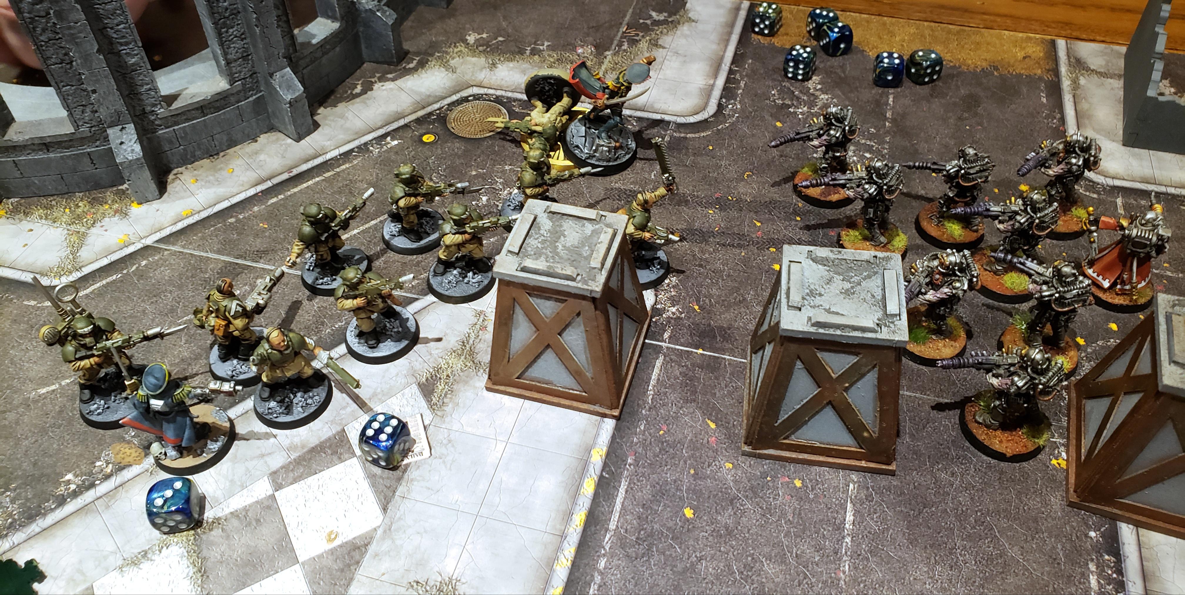 Admech, Astra Militarum, Battle Report, Warhammer 40,000