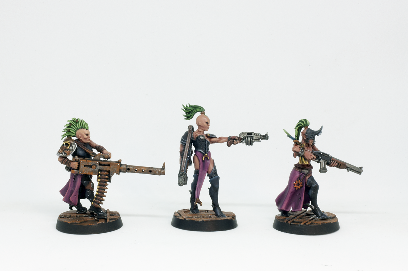 Autogun, Chaos, Cultist, Fallen, Flamer, Girl, Industrial, Necromunda, Pink, Purple, Rust, Sexy, Slaanesh, Traitor