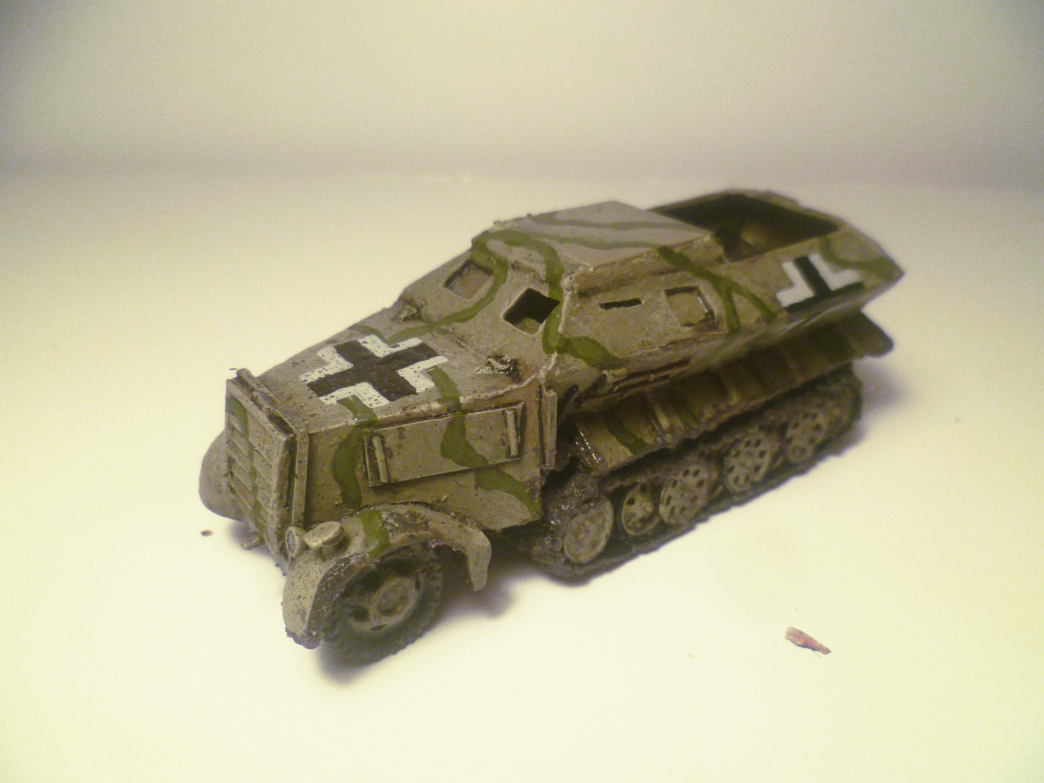 1/56, 28mm, Conversion, Germans, Improvised, Panzer, Winter, World War 2