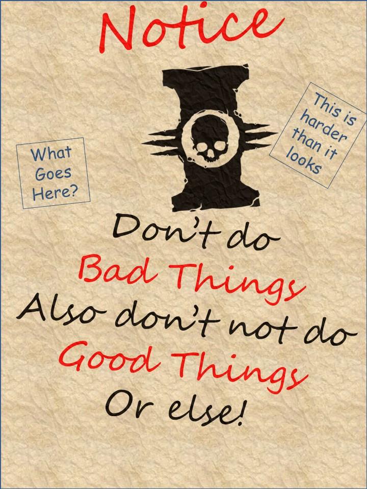 Adeptus Arbites, Humor, Imperial, Poster, Propaganda