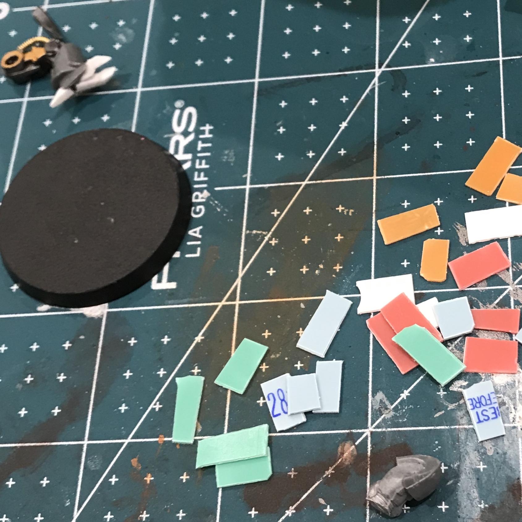 Base, Bread Tags, Chaos Space Marines, Cobblestone, Conversion, Iron Warriors, Kitbash, Warpsmith