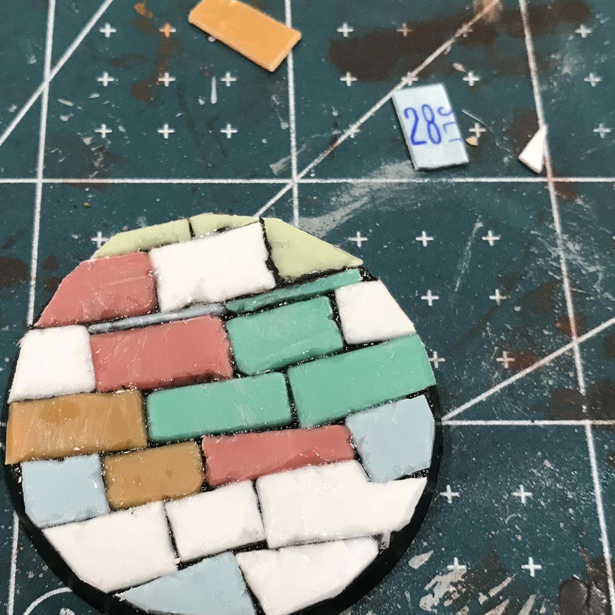 Base, Bread Tags, Chaos Space Marines, Cobblestone, Conversion, Iron Warriors, Kitbash, Warpsmith