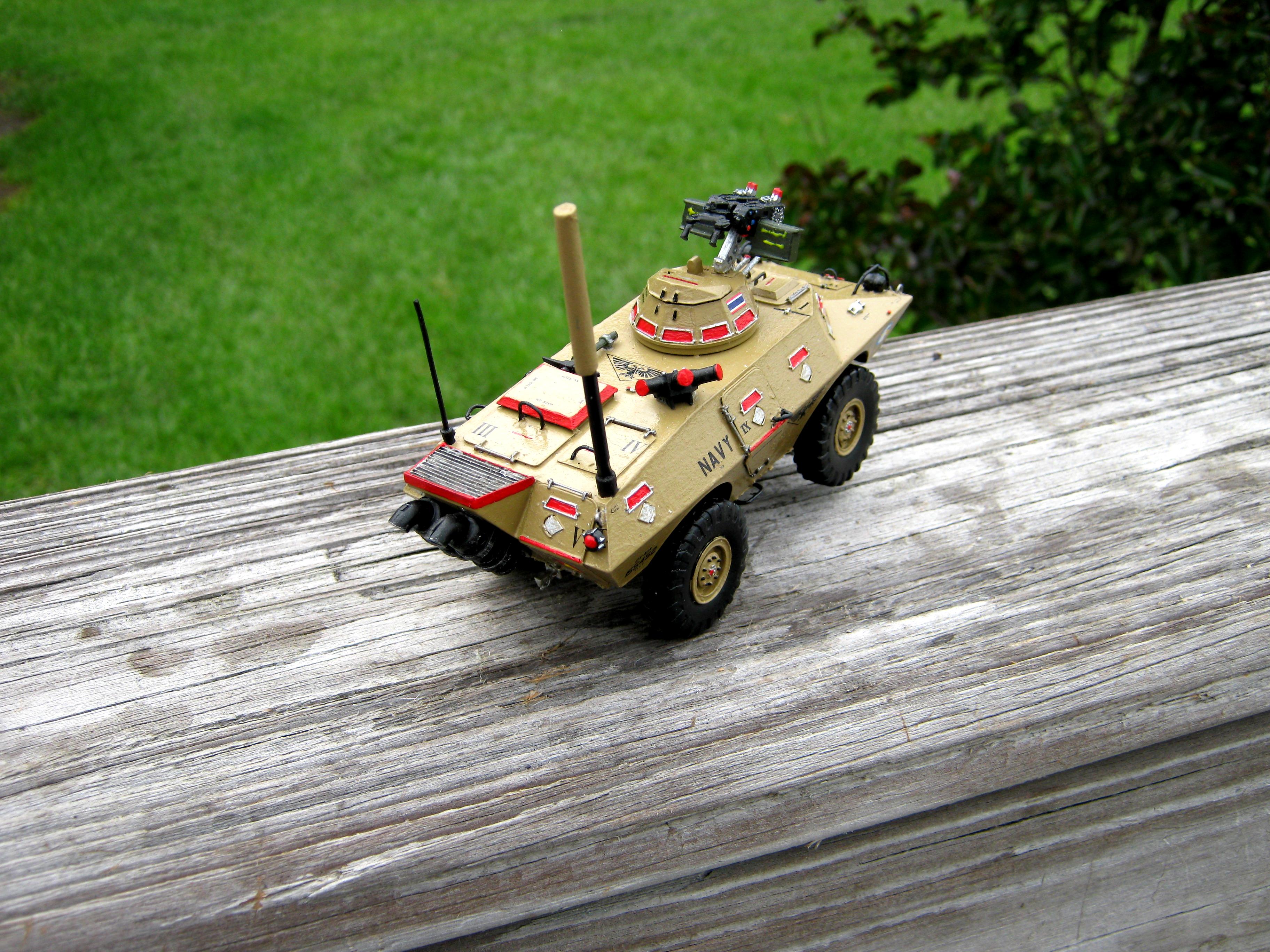 1/48th Scale, Armored Car, Cadillac Gage, Cold War, Commando, Conversion, Convoy Escort, Imperial, Imperial Navy, Scouts, Security Vehicle, U.s. Army, United States, Usaf, V-100, Verlinden Productions, Vietnam War, Wheeled Vehicle