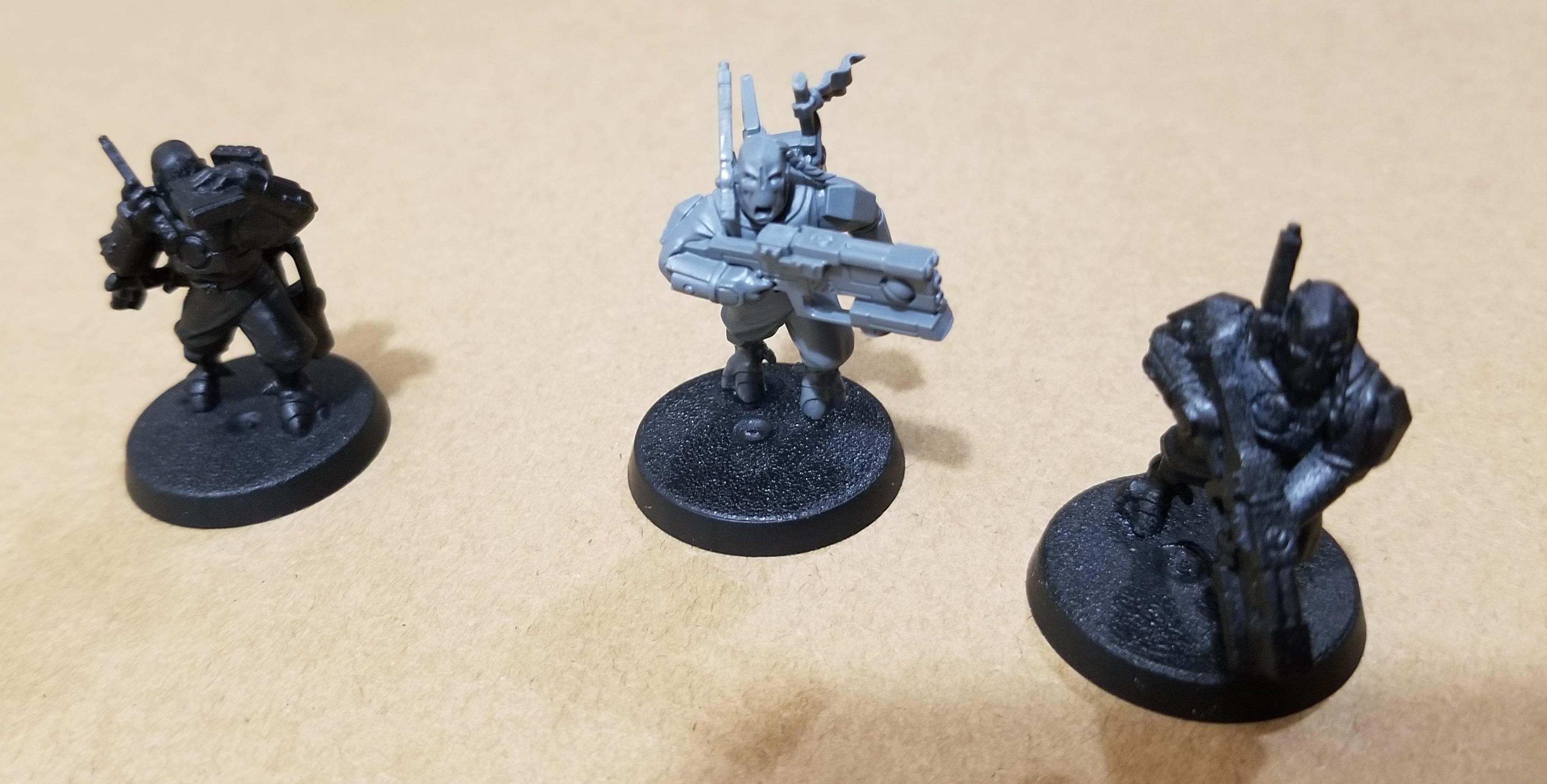 Tau Squad Leaders Carbines or Markerlight