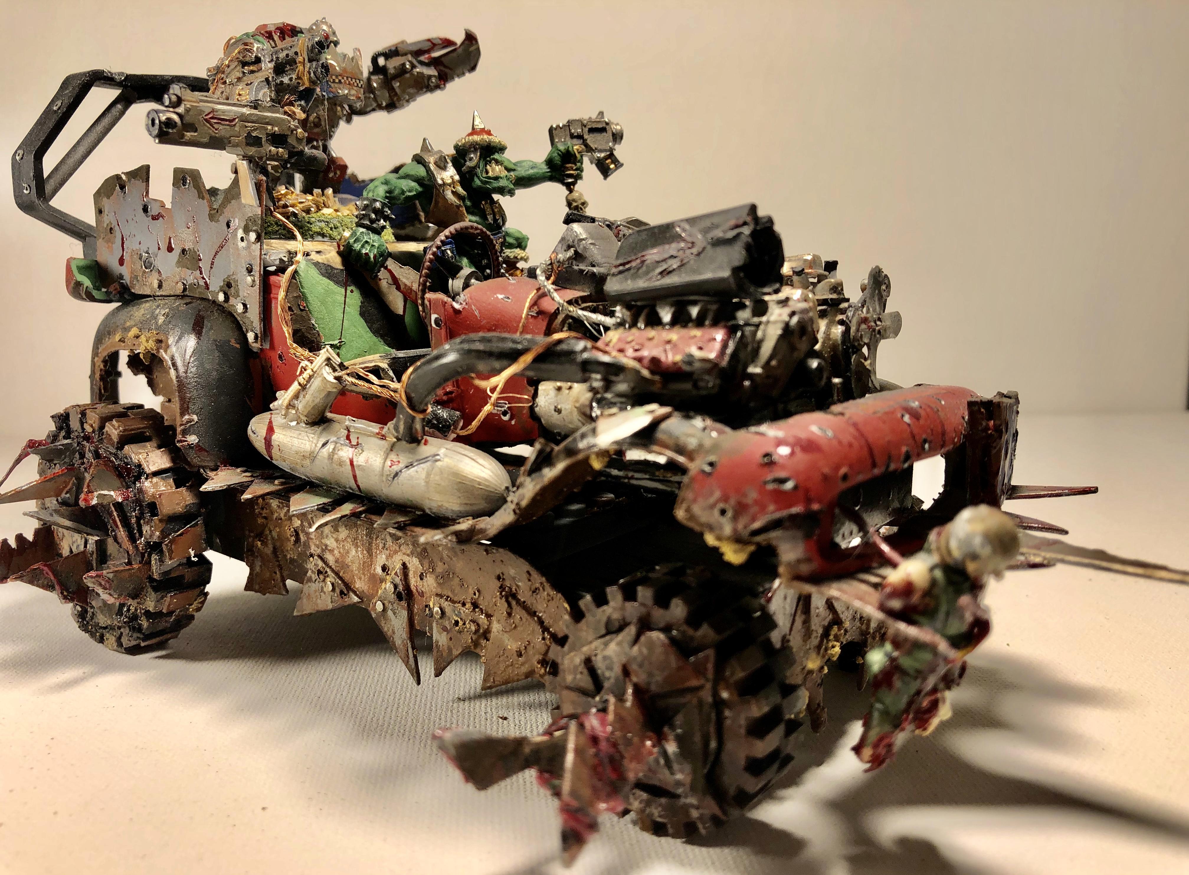 Ork Car Custom Scratch Built