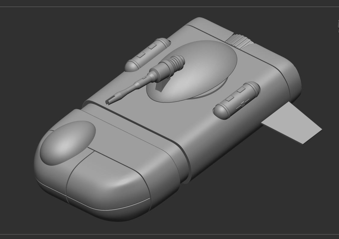 3d Sculpt, Deodorant, Falcon, Homage, Hovertank, Impulsor, Land Speeder, Oldhammer, Stl, Tribute