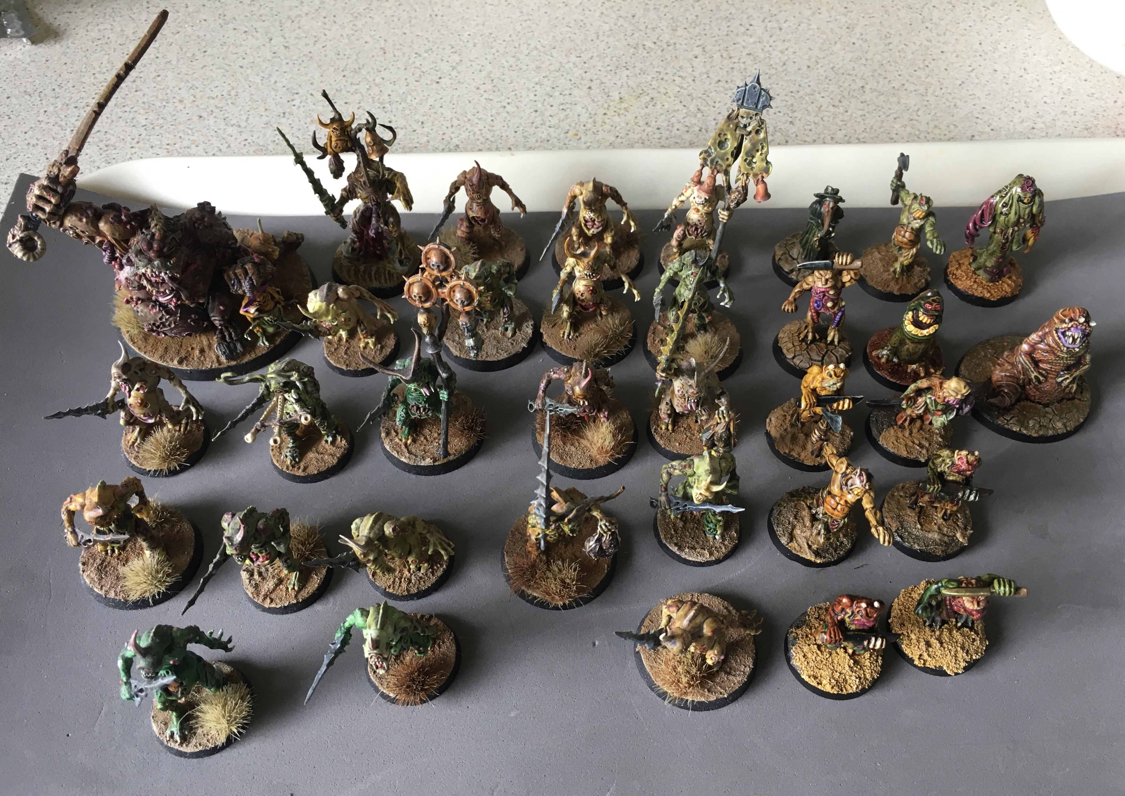Age Of Sigmar, Chaos Daemons, Nurgle, Warhammer 40,000