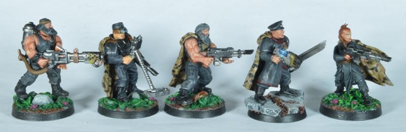 Brostin, Corbec, Creed, Domor, Gaunts Ghosts, Hark, Tanith