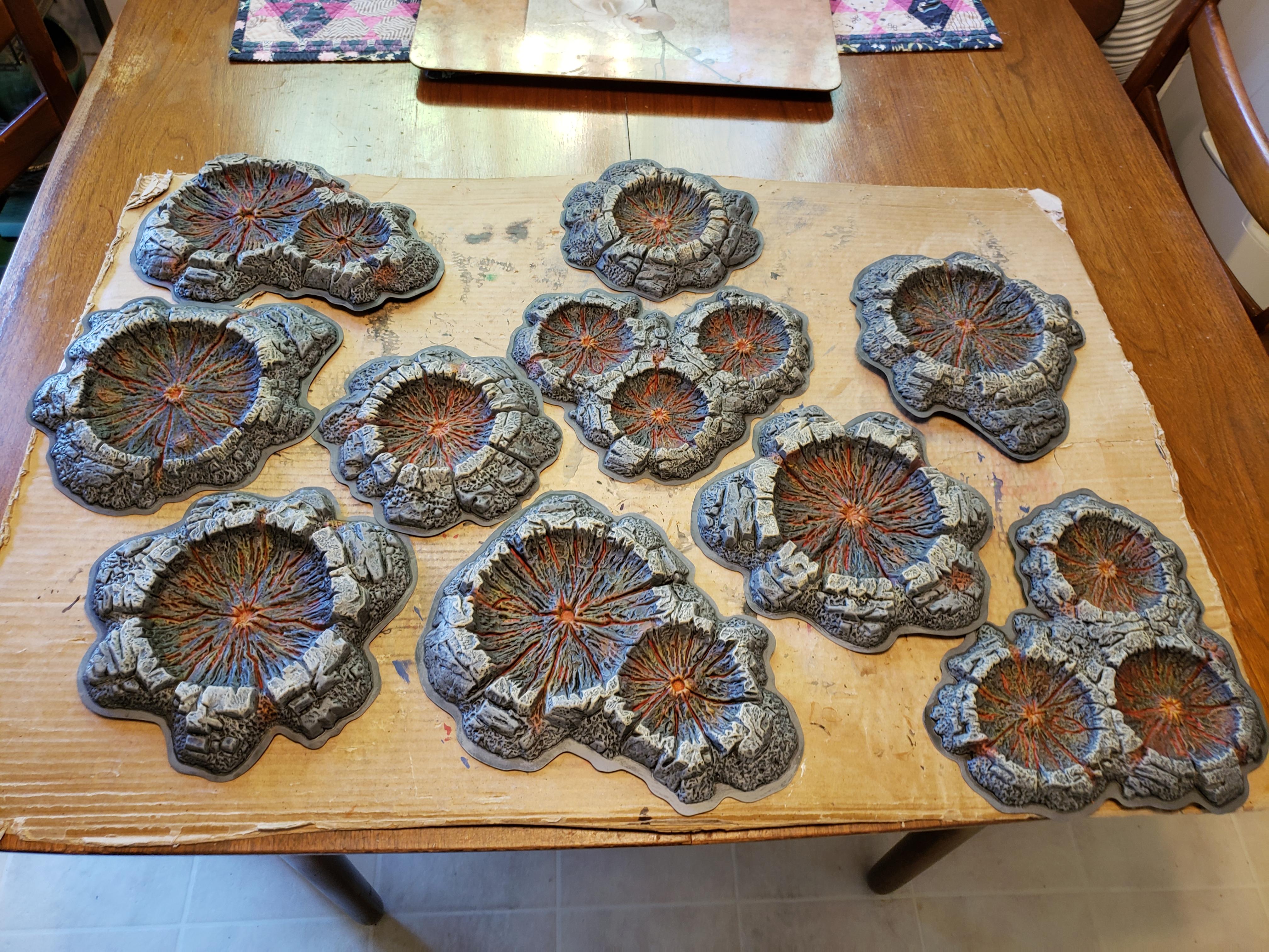 Craters, Terrain
