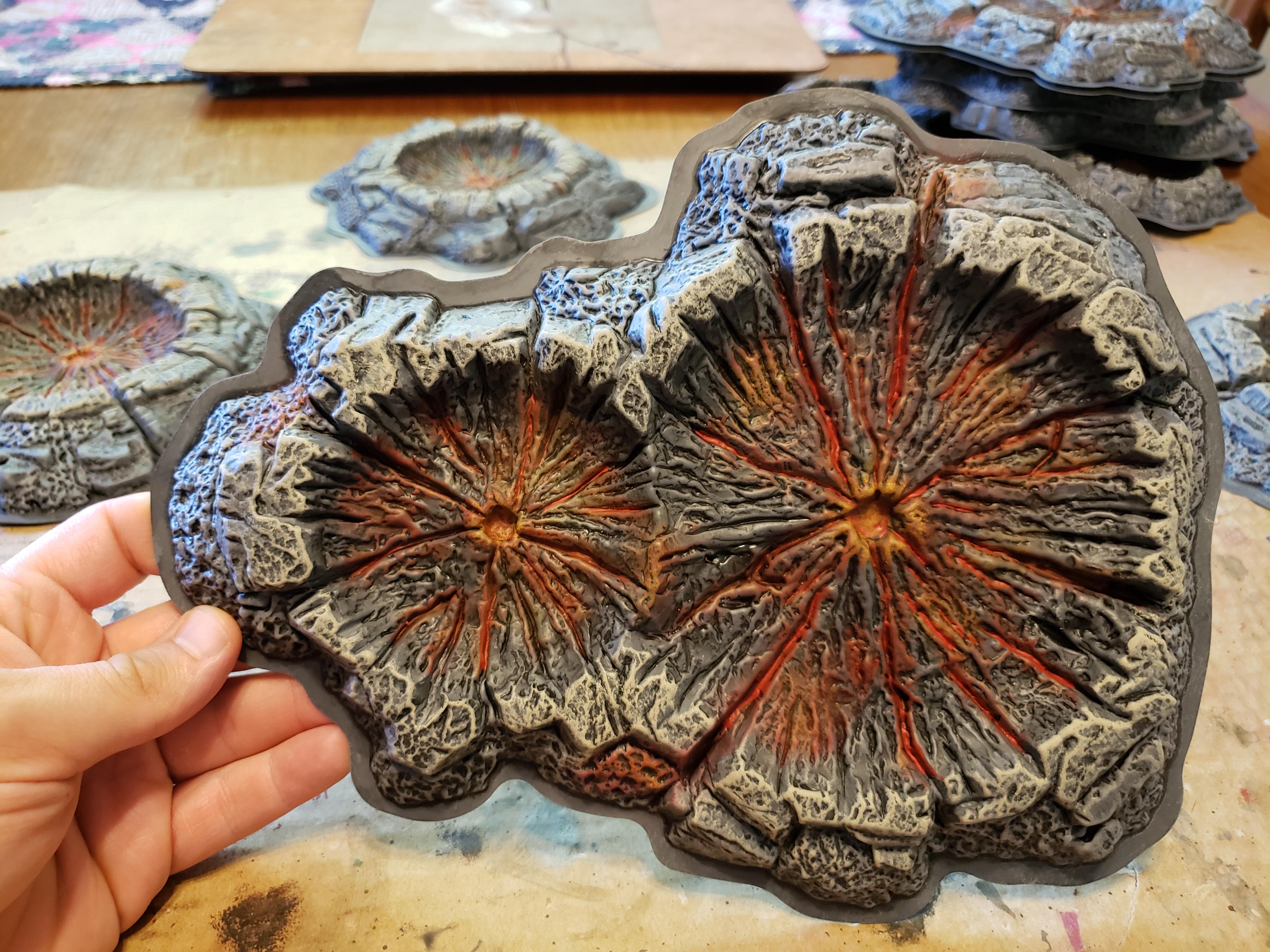 Craters, Terrain