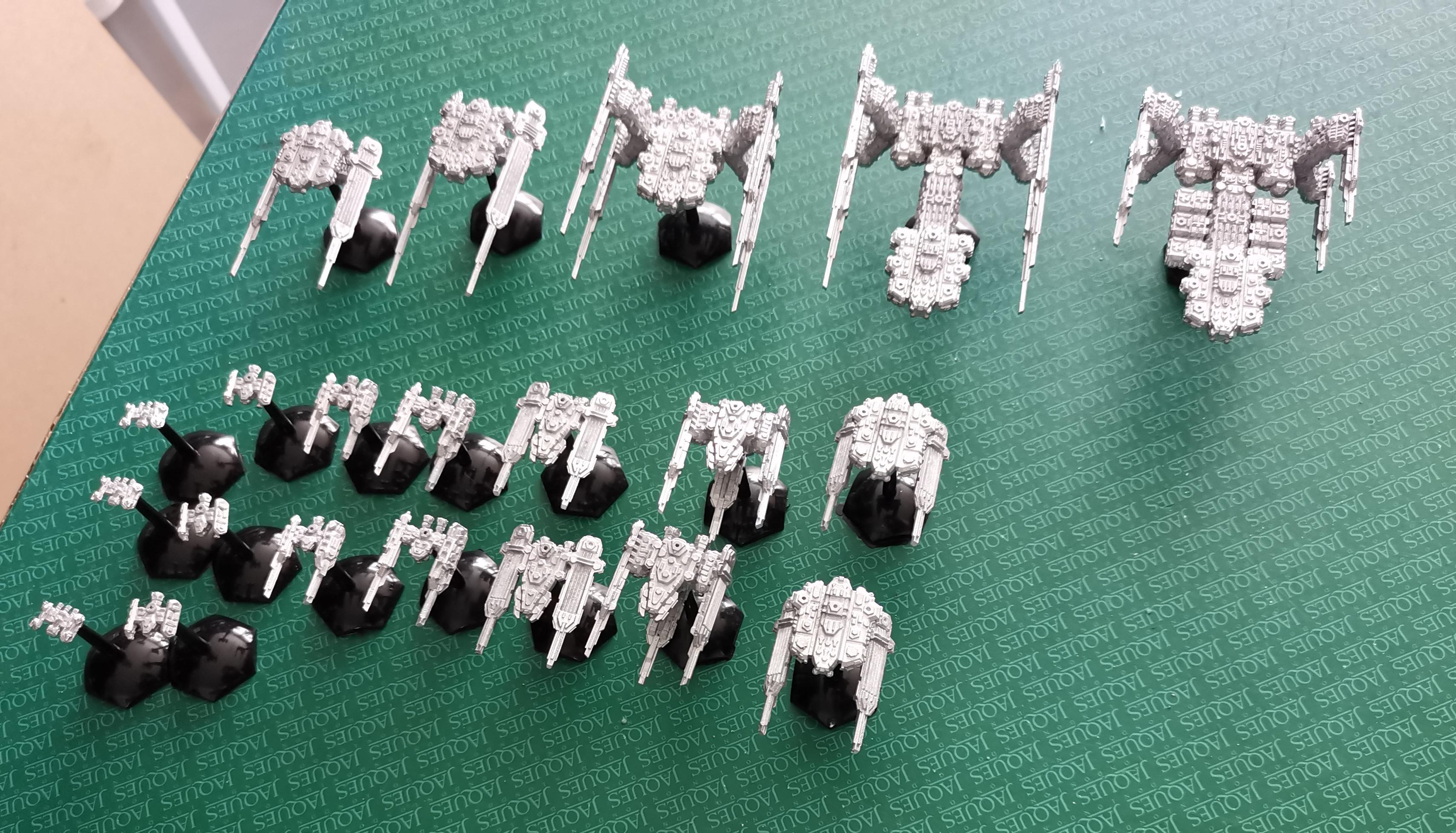 Full Thrust Kra'Vak fleet