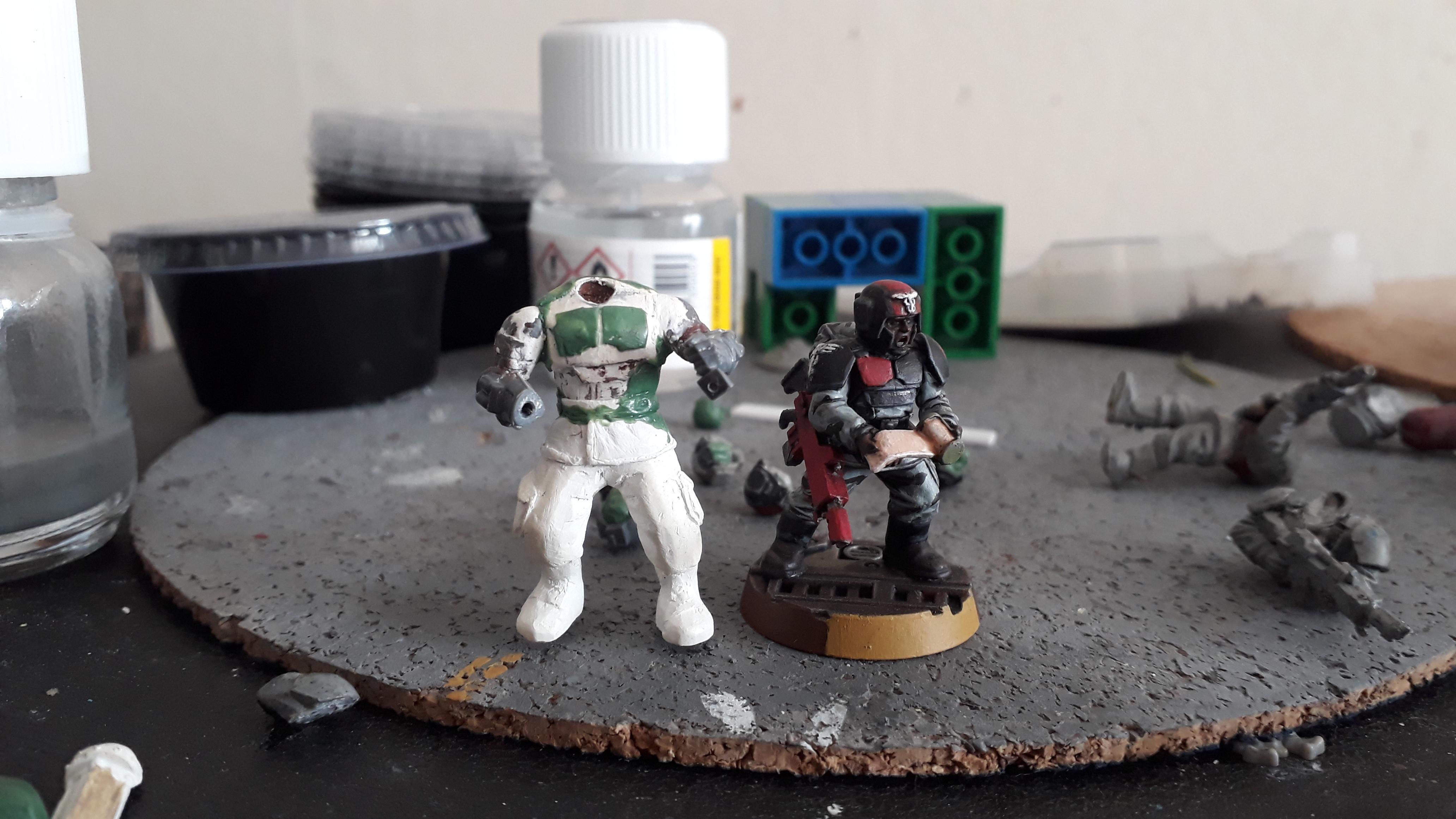 Astra, Goliath, Guard, Imperial, Militarum, Sculpting, Work In Progress
