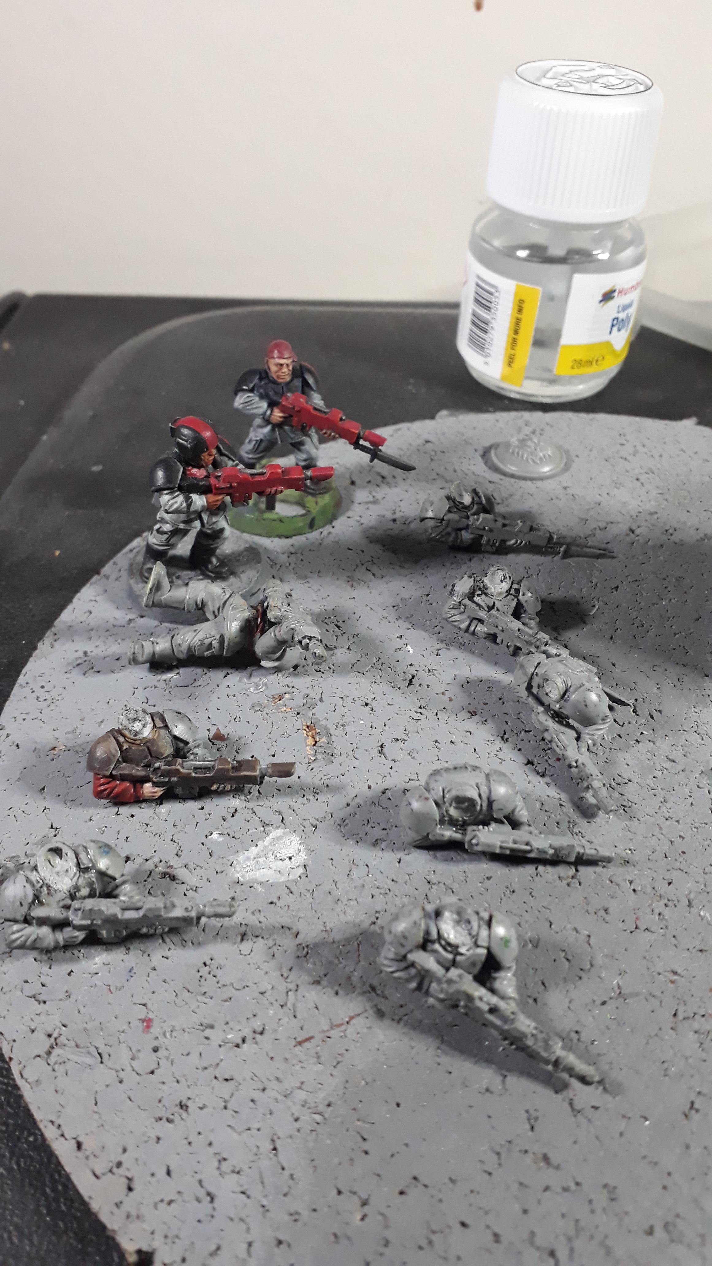 Work In Progress, Building guardsmen 