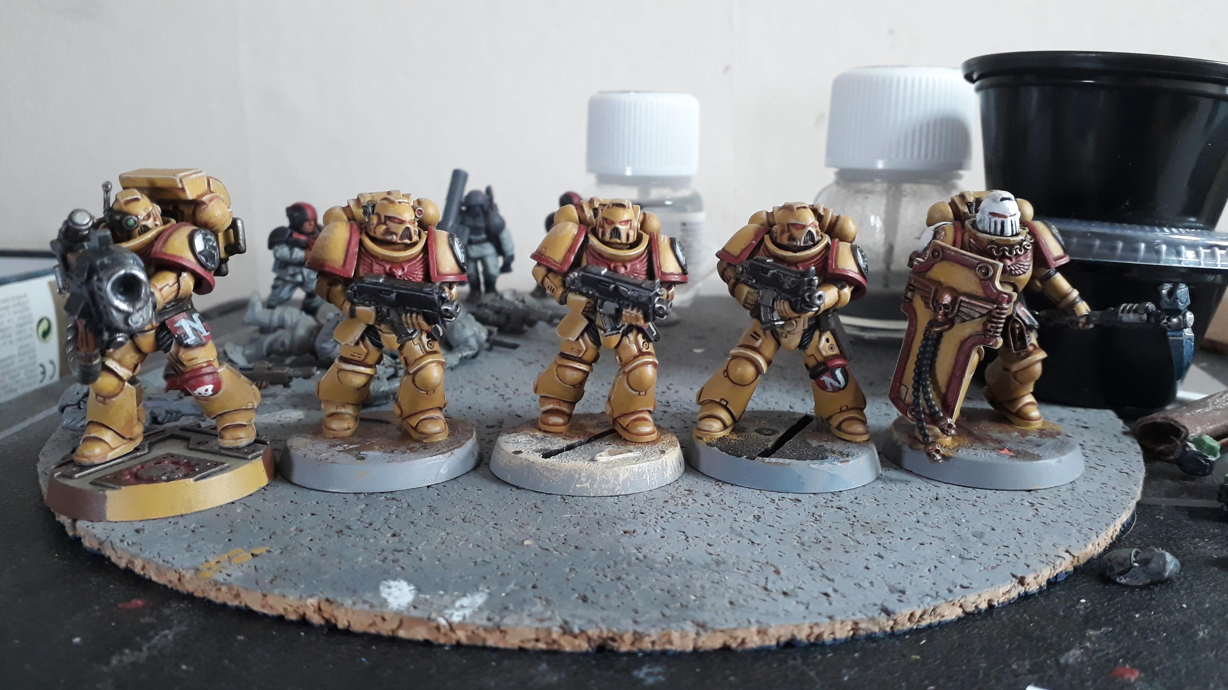 Astartes, Fist, Imperial, Space Marines, Tru-scale, Work In Progress