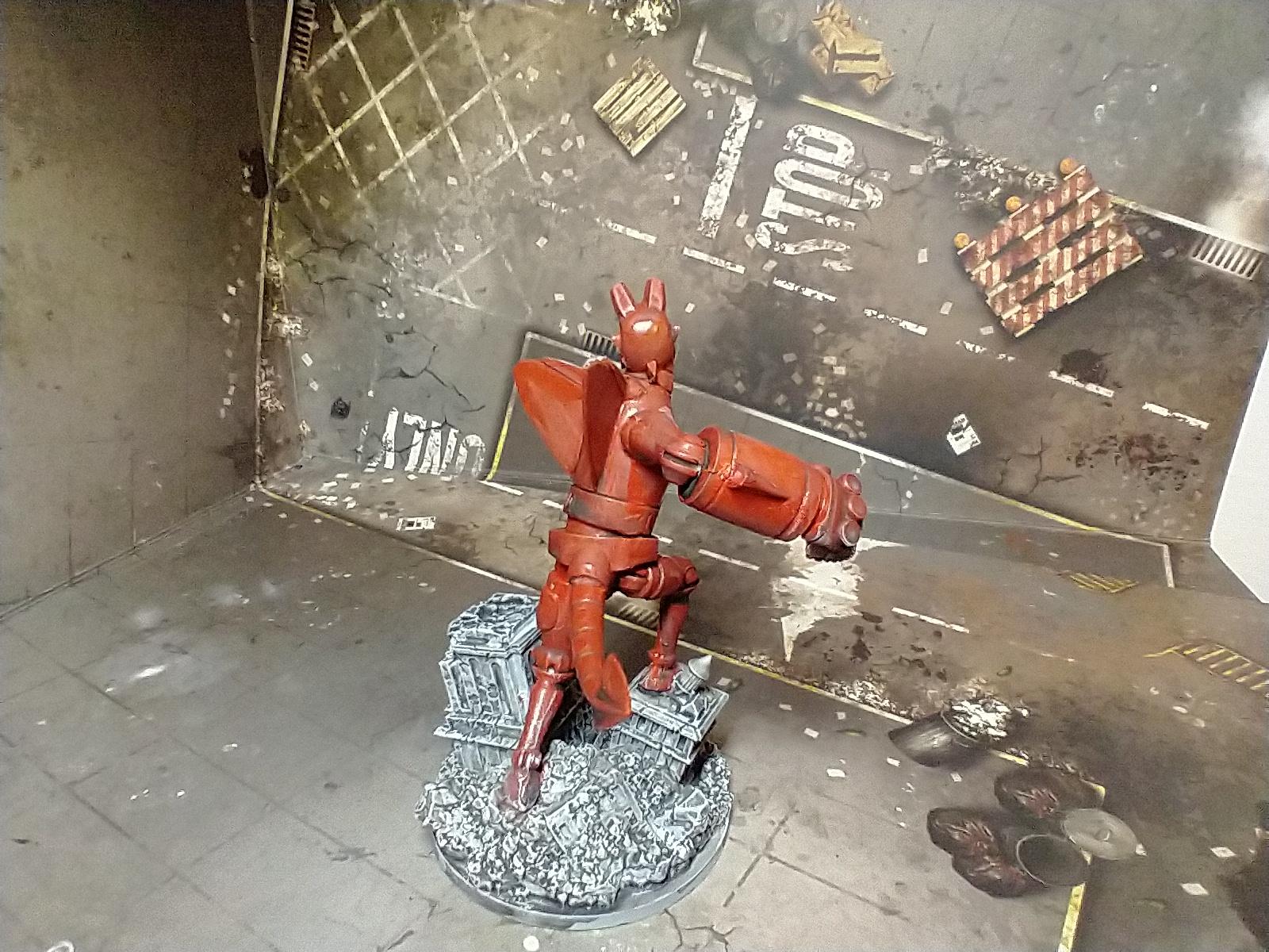 Giant Robot Hellboy rear