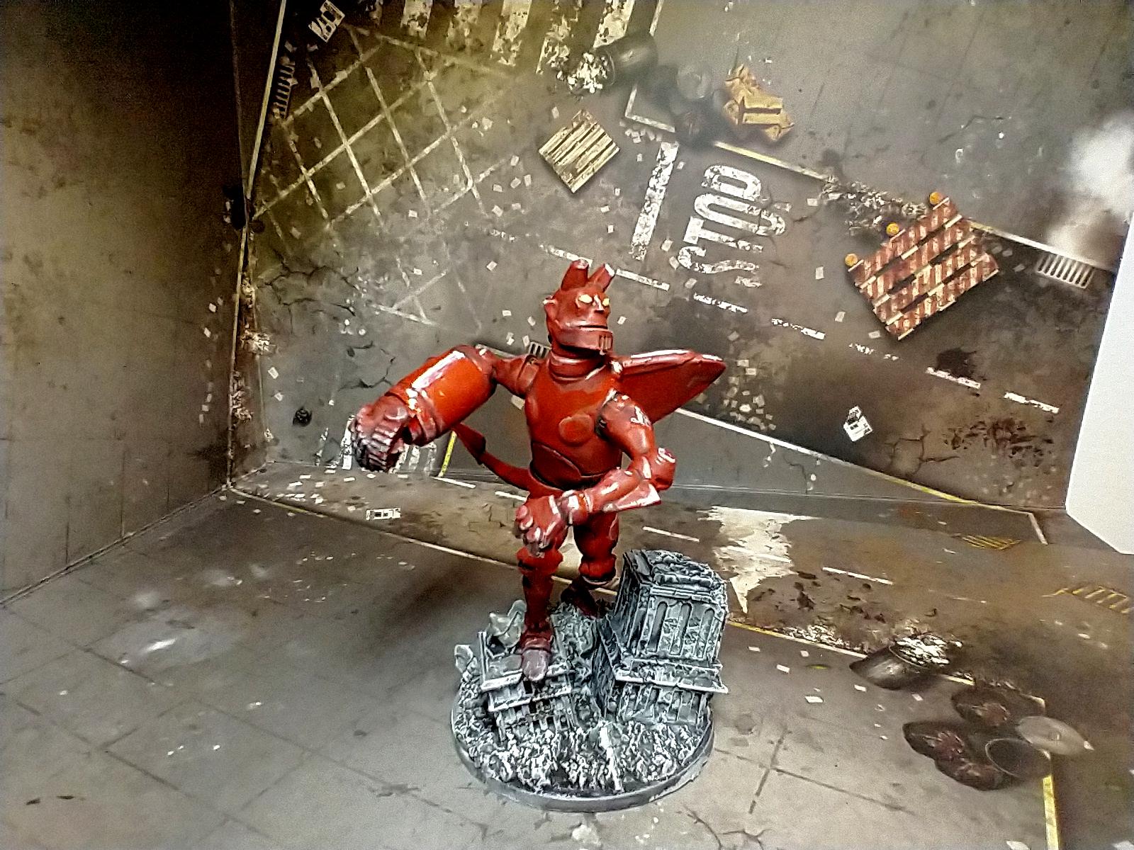 Giant Robot Hellboy