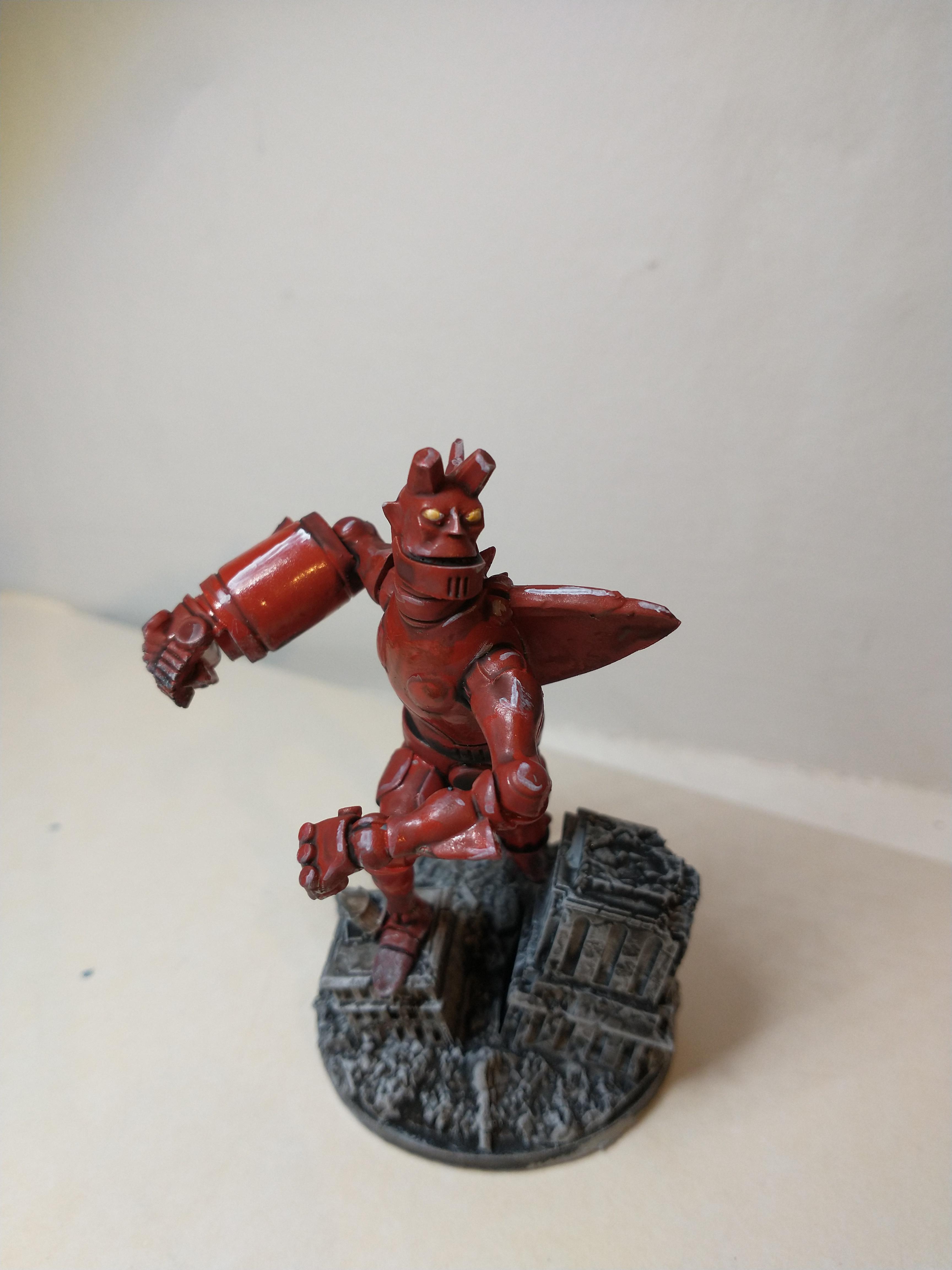 Giant Robot Hellboy macro