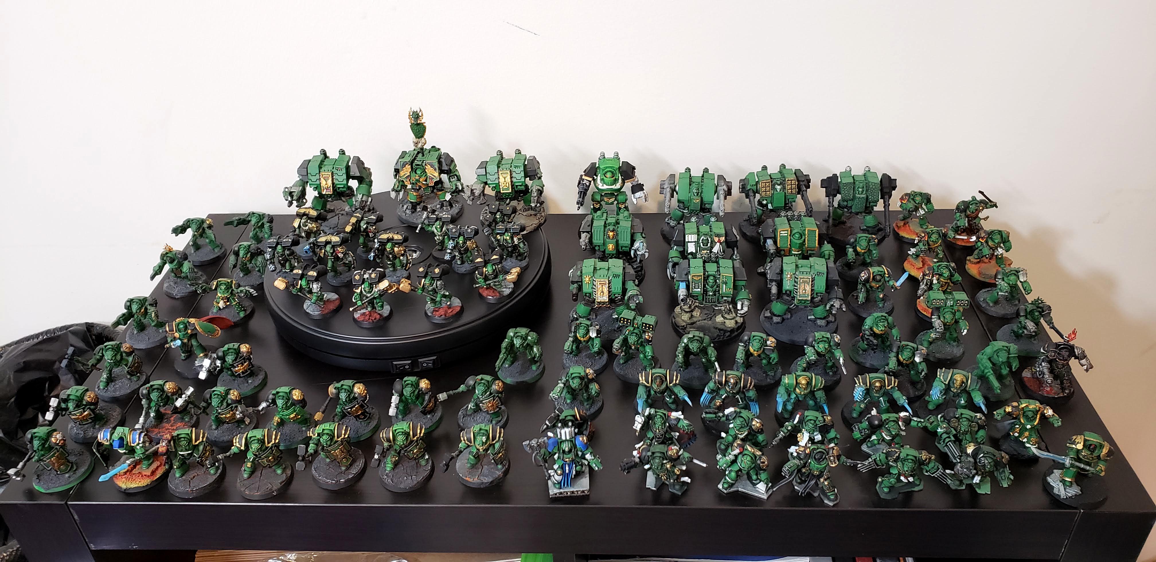 Army, Dreadnought, Salamanders, Space Marines