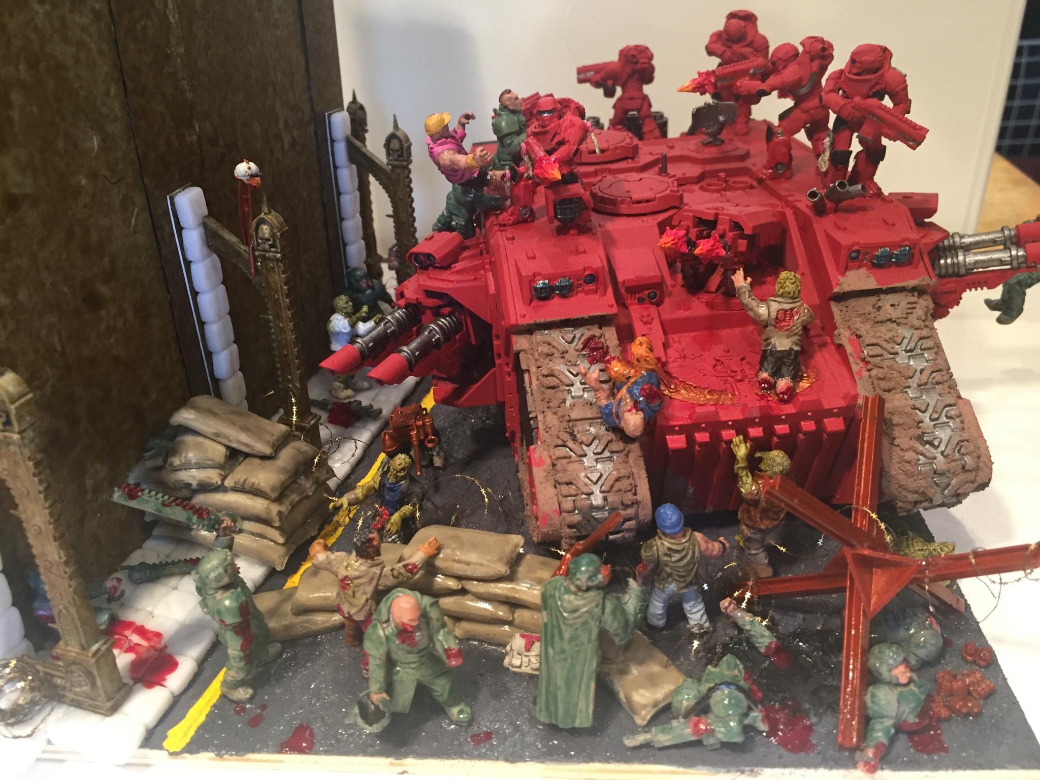 Diorama, Inquisitorial, Kill Team, Land Raider, Plague, Zombie