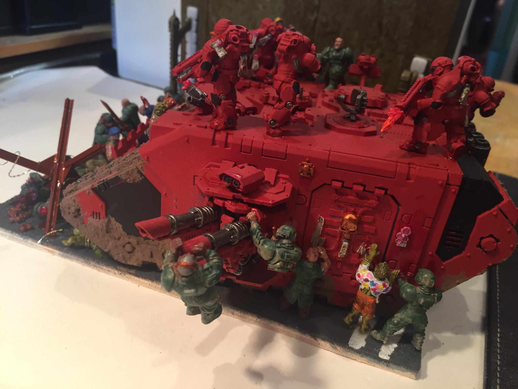 Diorama, Inquisitorial, Kill Team, Land Raider, Plague, Zombie