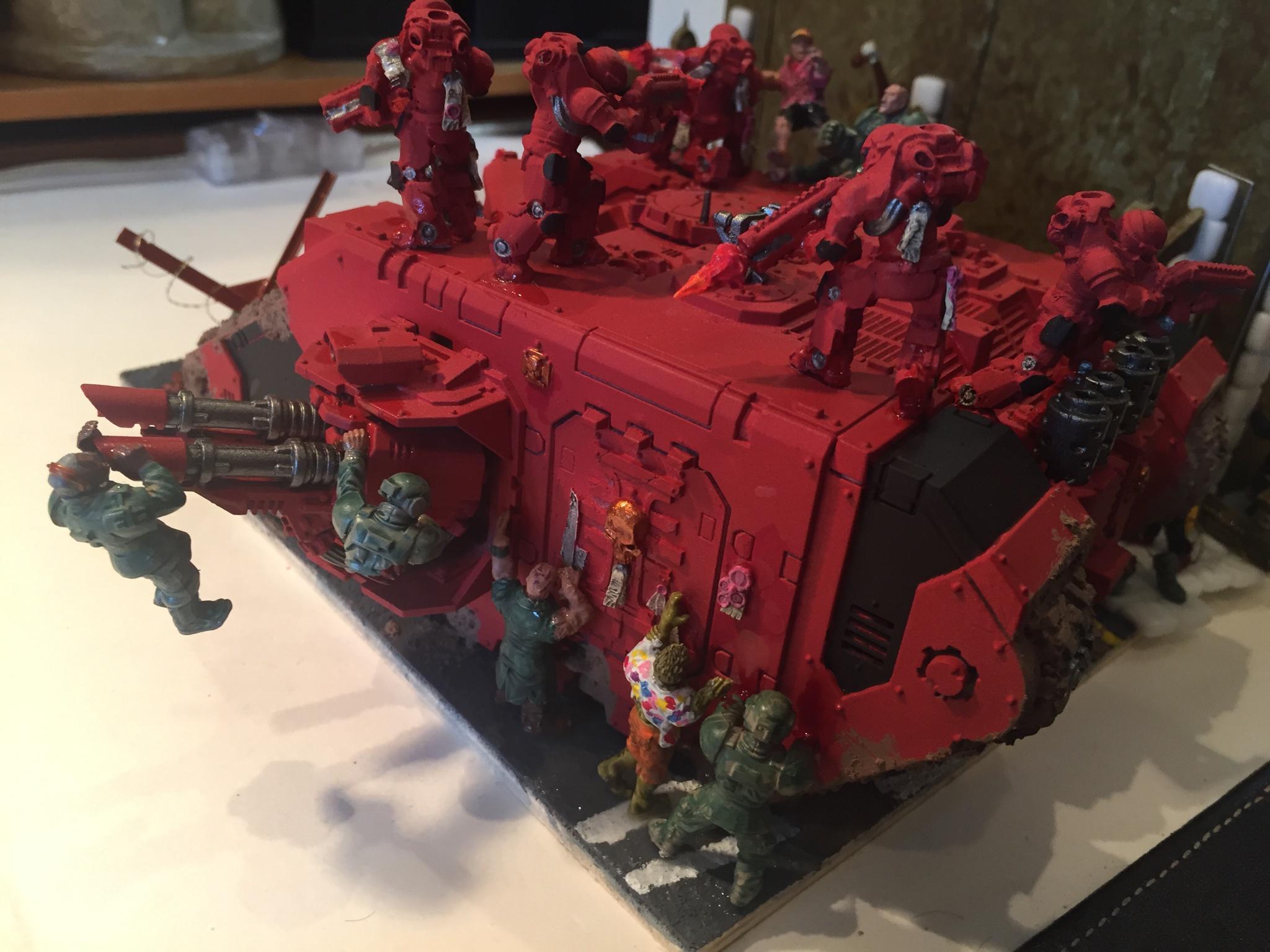 Diorama, Inquisitorial, Kill Team, Land Raider, Plague, Zombie