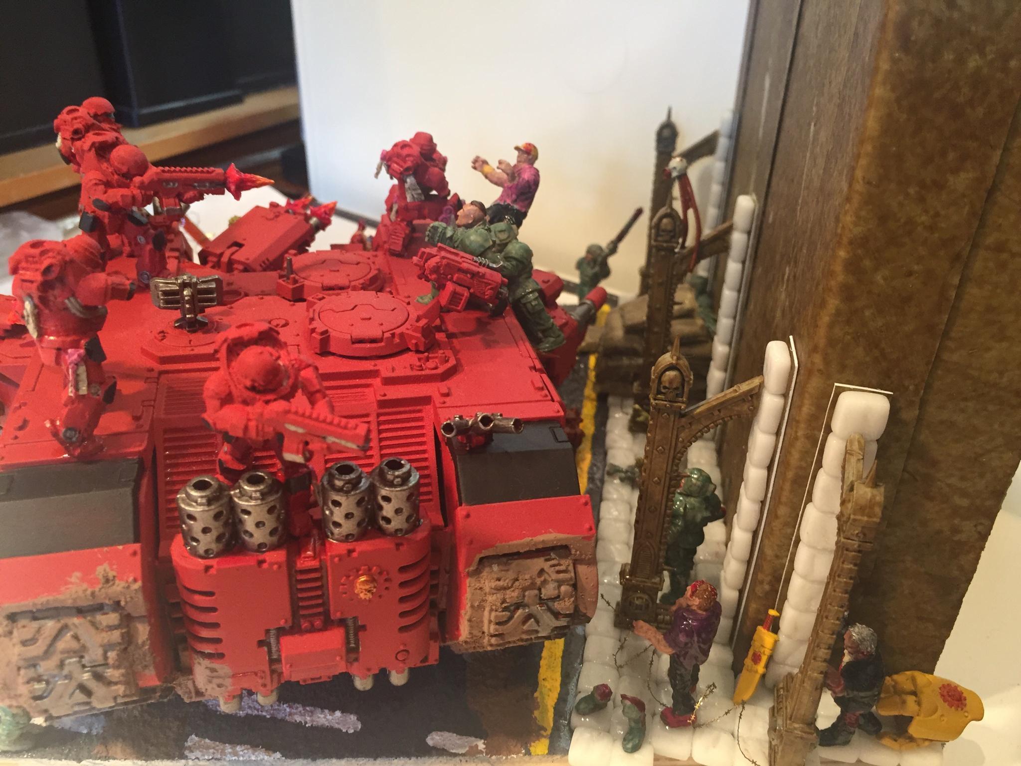 Diorama, Inquisitorial, Kill Team, Land Raider, Plague, Zombie