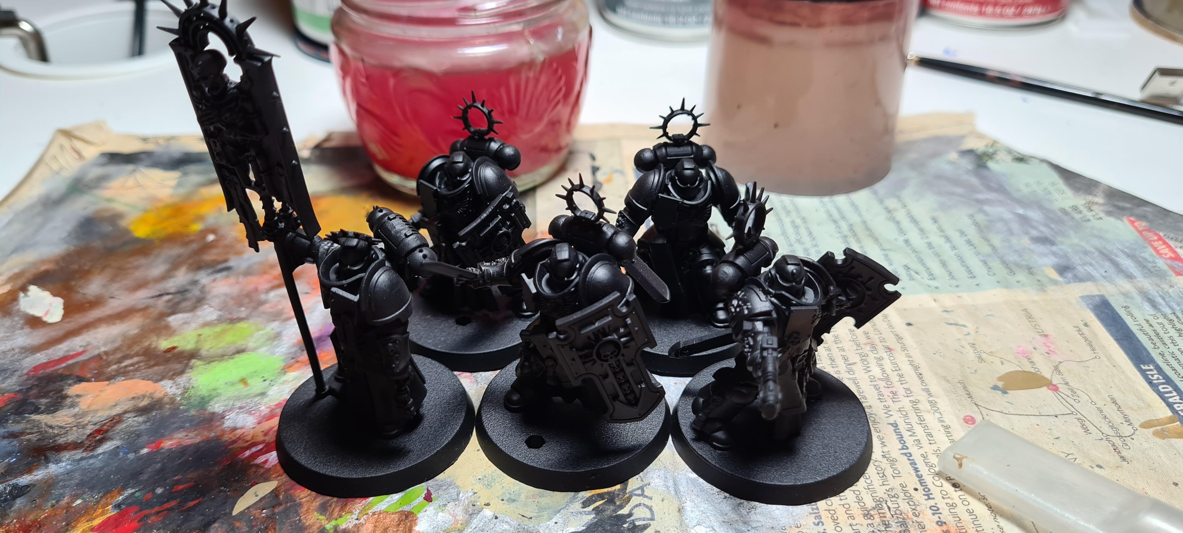 Adeptus Astartes, Bladeguard, Bladeguard Ancient, Bladeguard Lieutenant, Bladeguard Veterans, Blood Ravens, Deadshot, Primaris Lieutenant, Space Marines