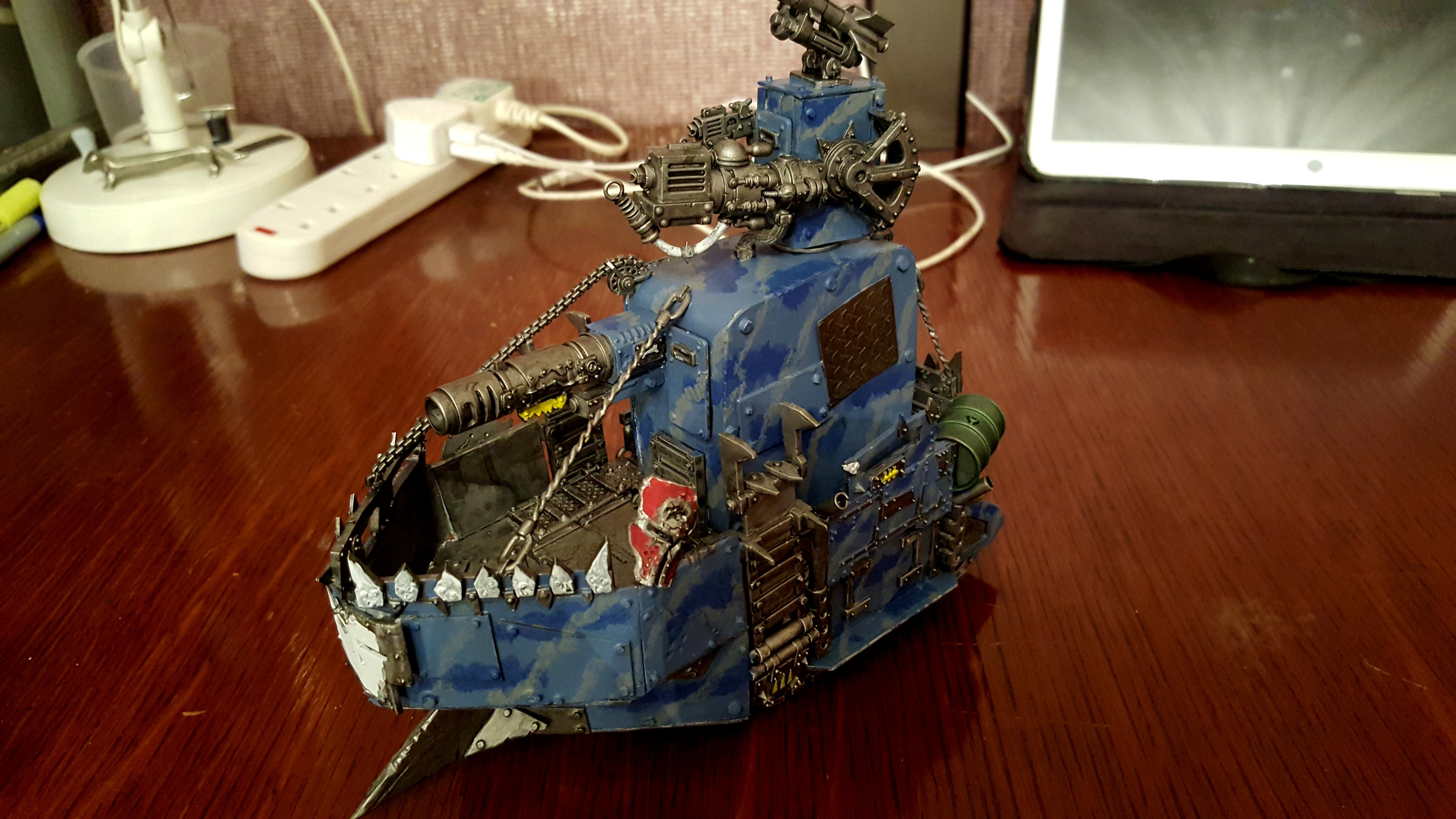 Gretchin, Grot-tank, Grots, Kitbash, Mega Tank, Mega-tank, Orks, Tank