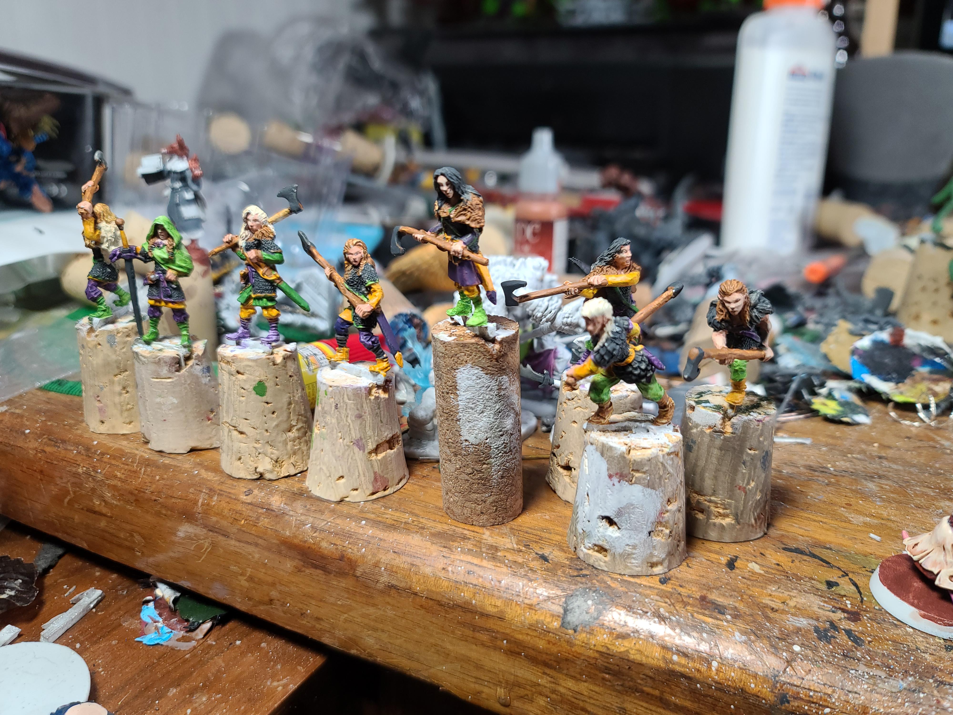 Bronze Age Miniatures, Dane Axes, Norse, Sheildmaidens, Valkerie, Vikings