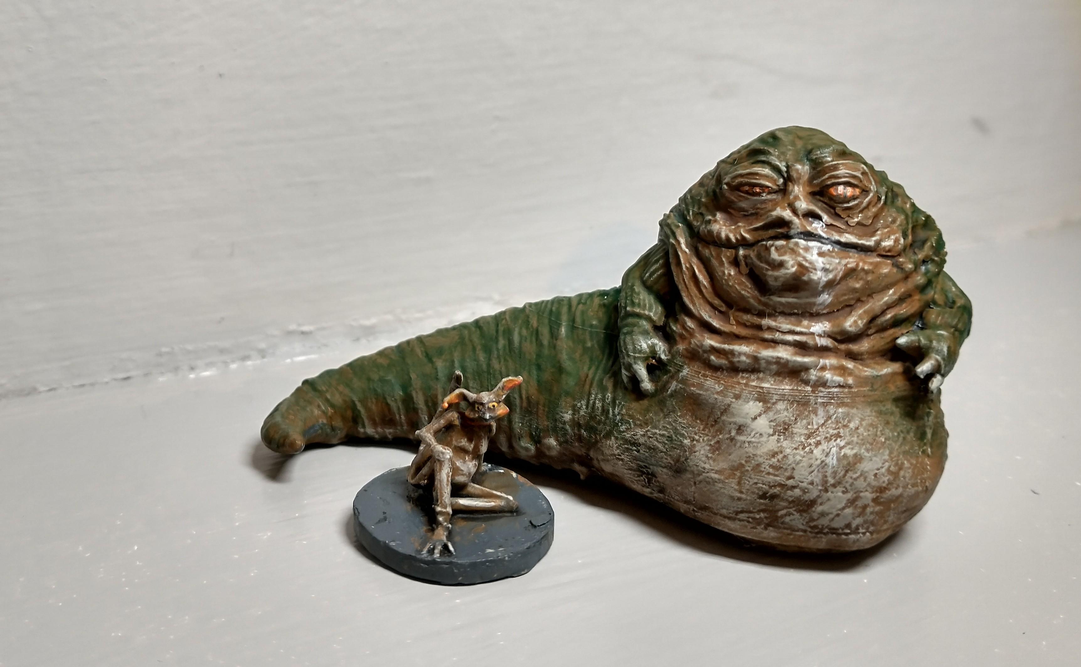 Jabba the Hutt and Salacious Crumb